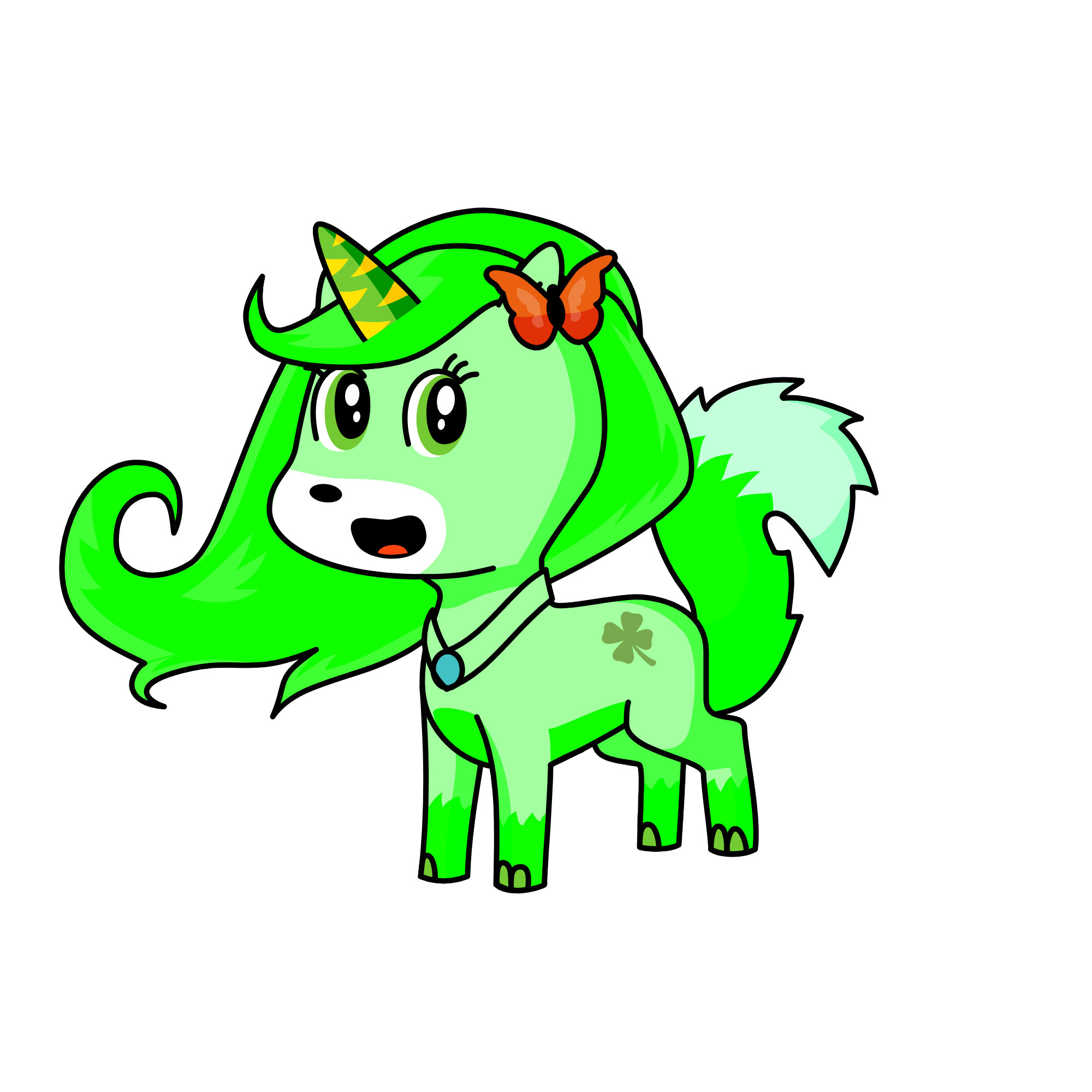 clover, the unicorn