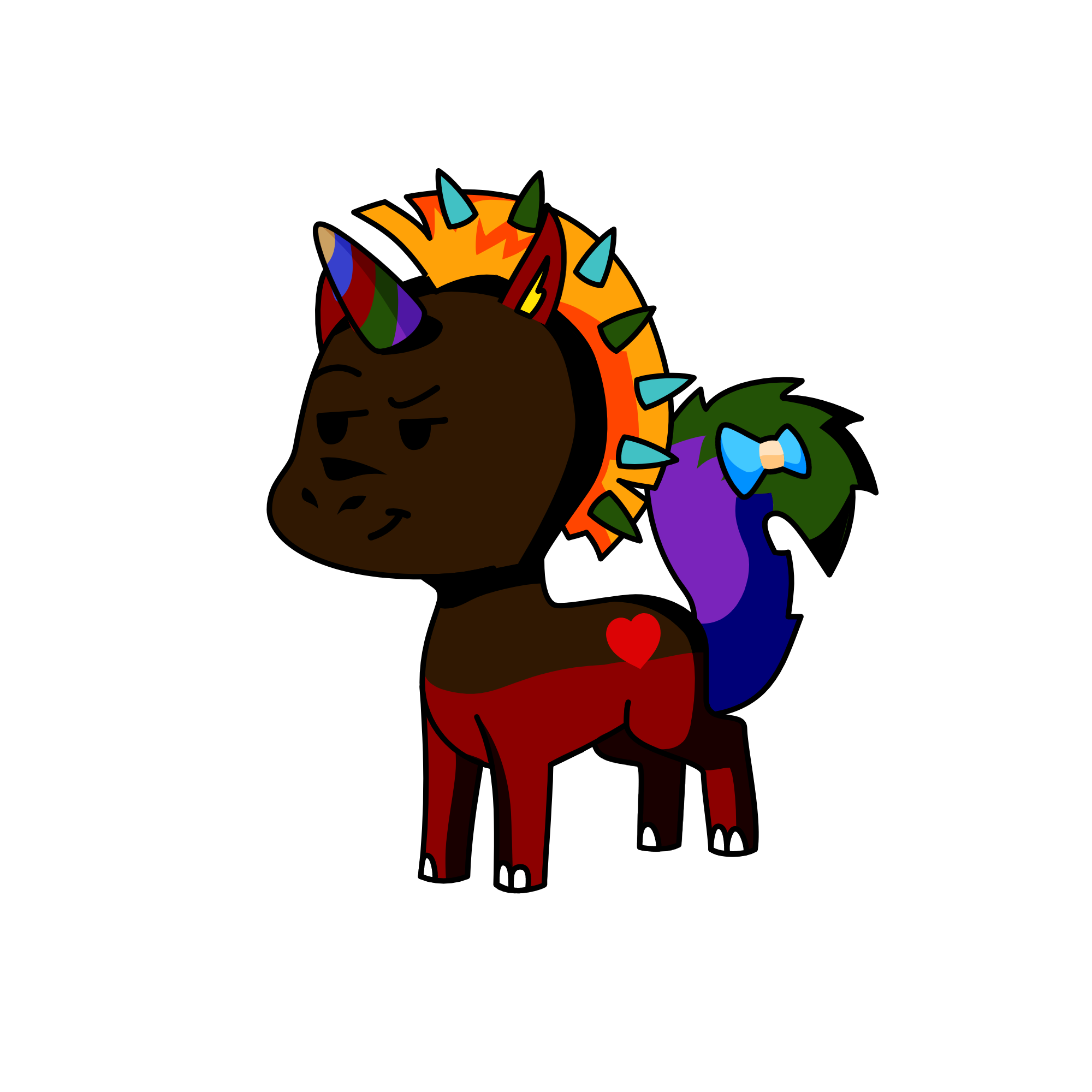 Crasher, the unicorn