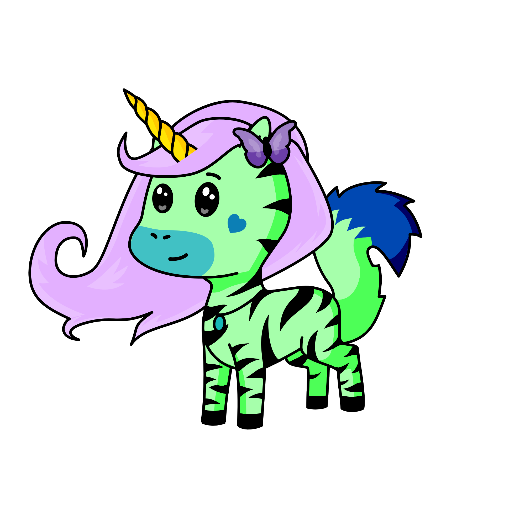 april, the unicorn