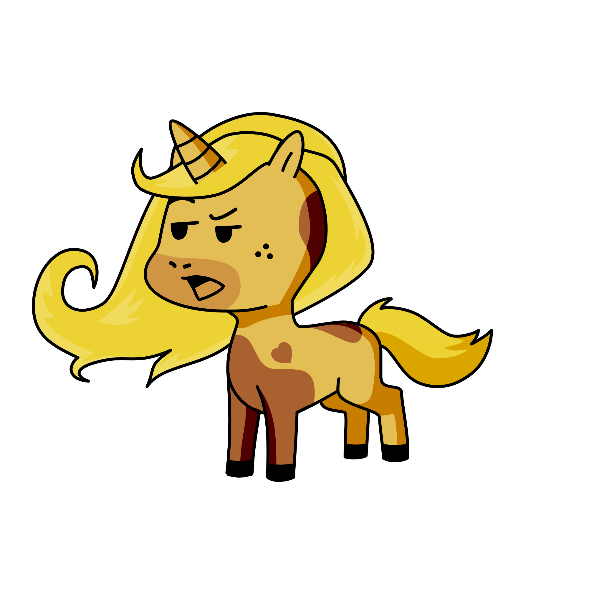 Desert, the unicorn