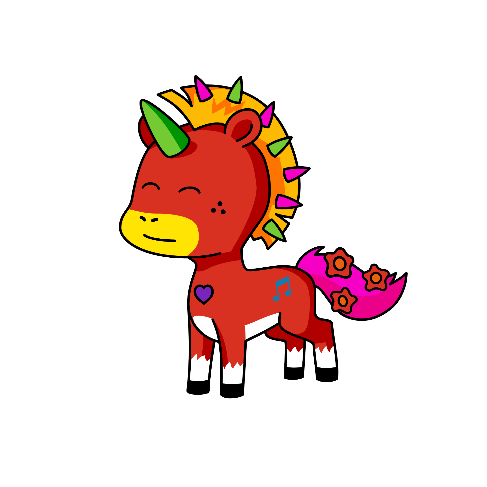 hmhim, the unicorn