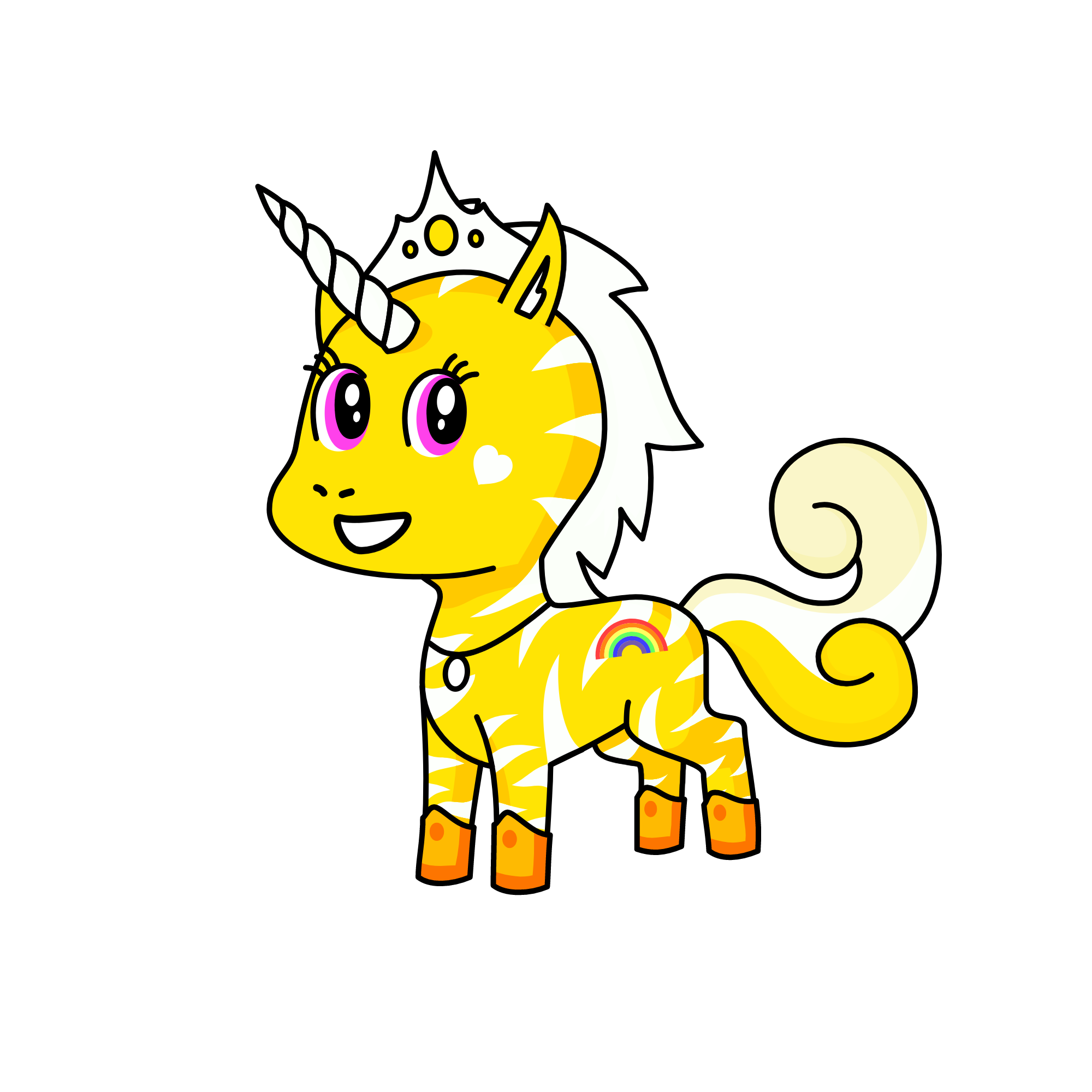 Sunlight the leader of the Sun tribe, the unicorn