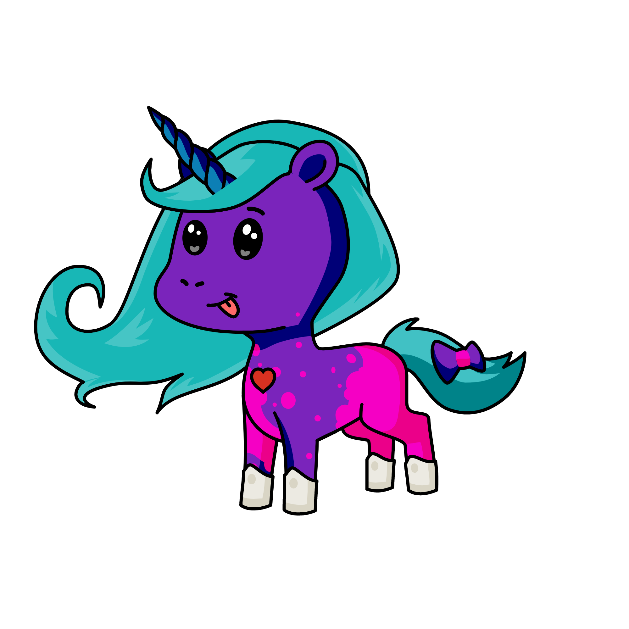 Addy, the unicorn