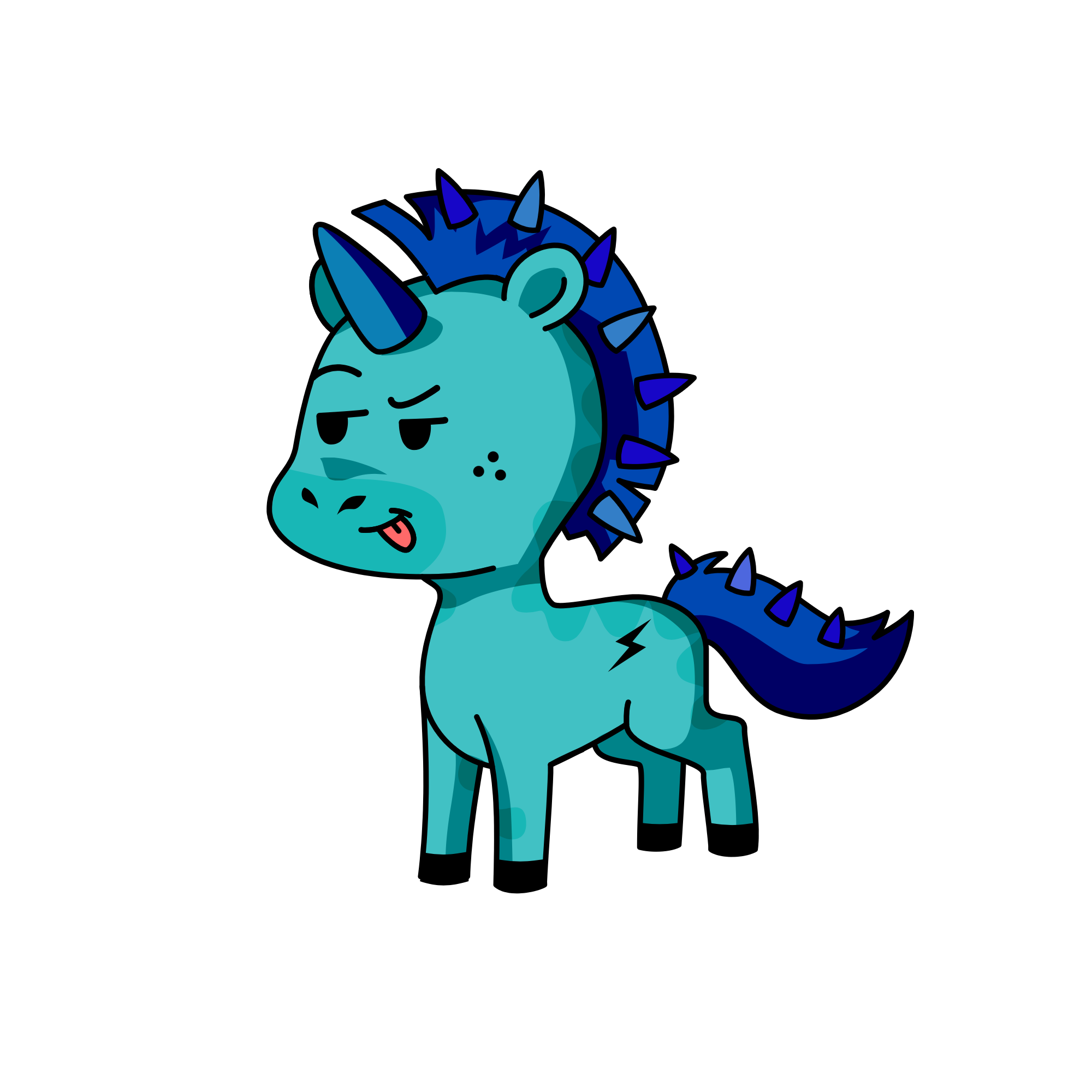 Rocky, the unicorn