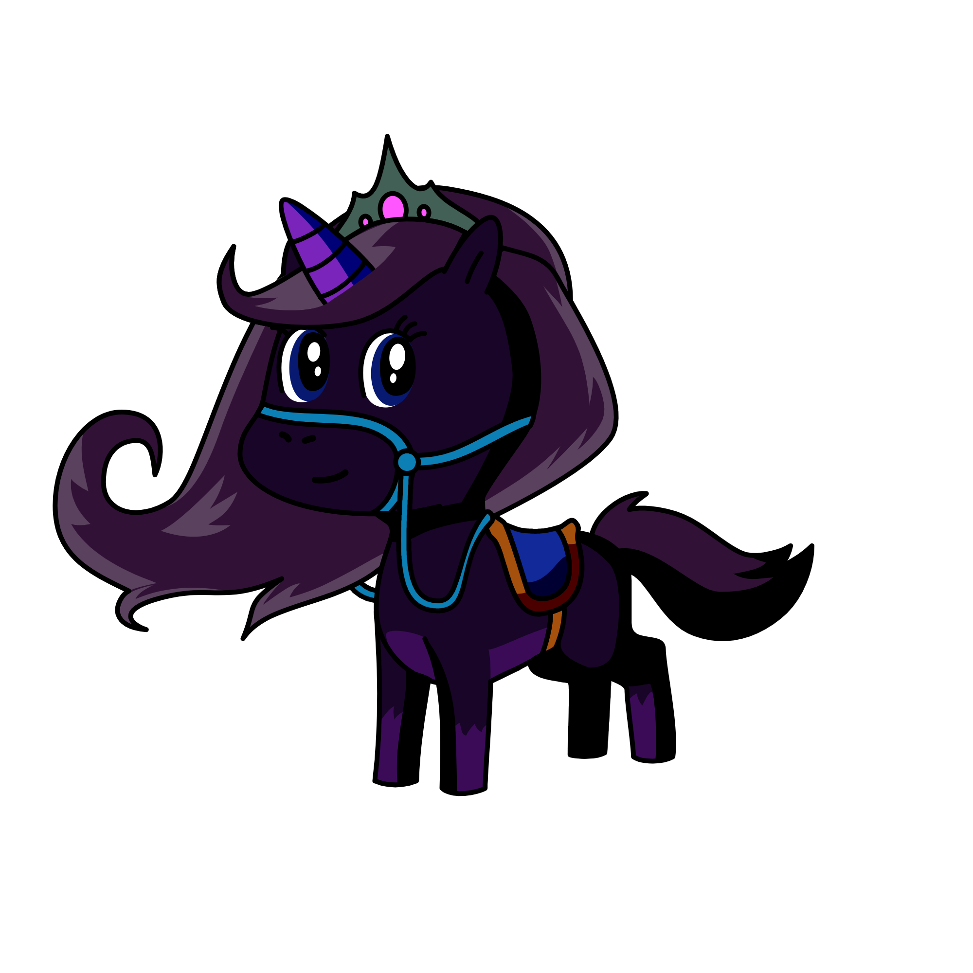 luna leadder of the night, the unicorn