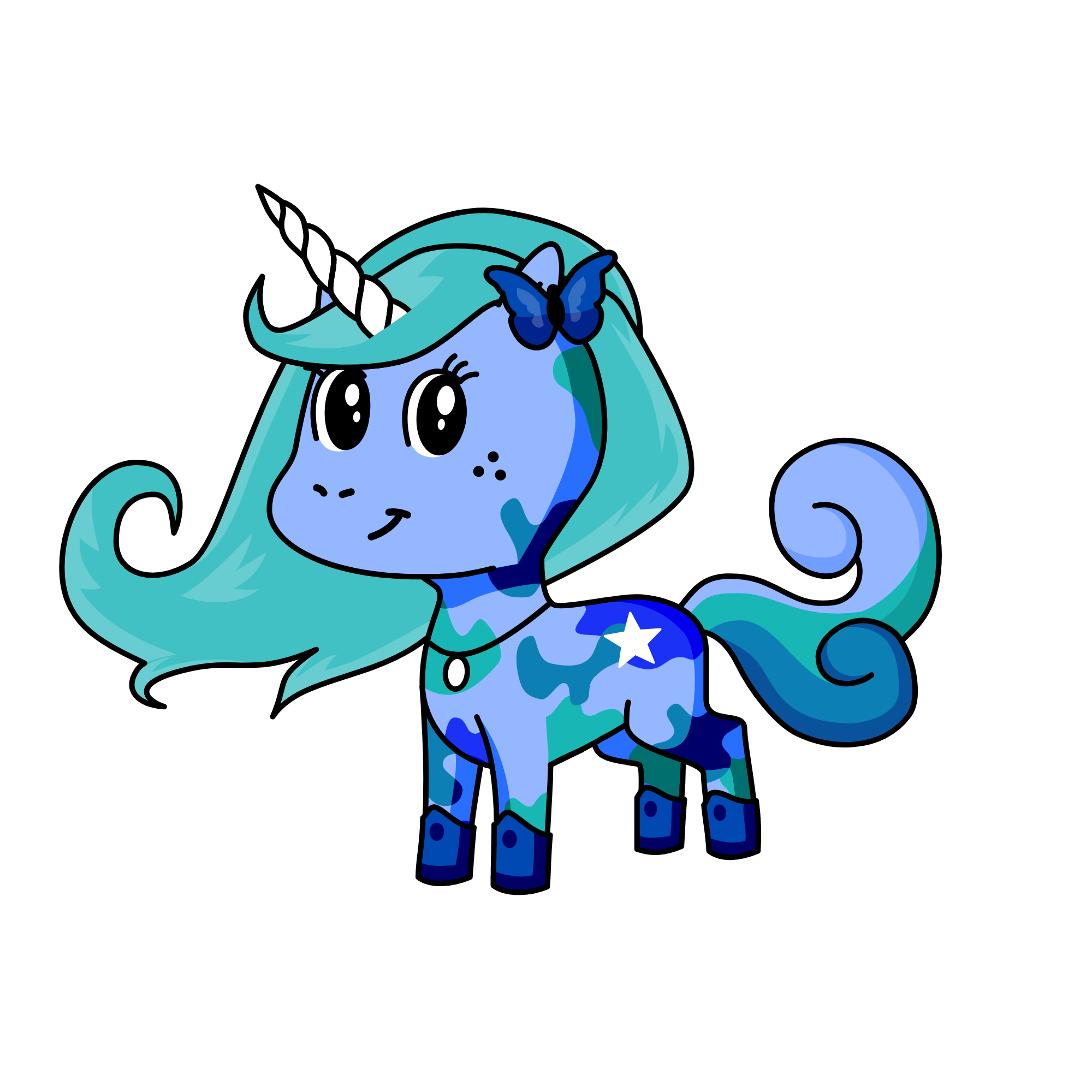 Sky, the unicorn