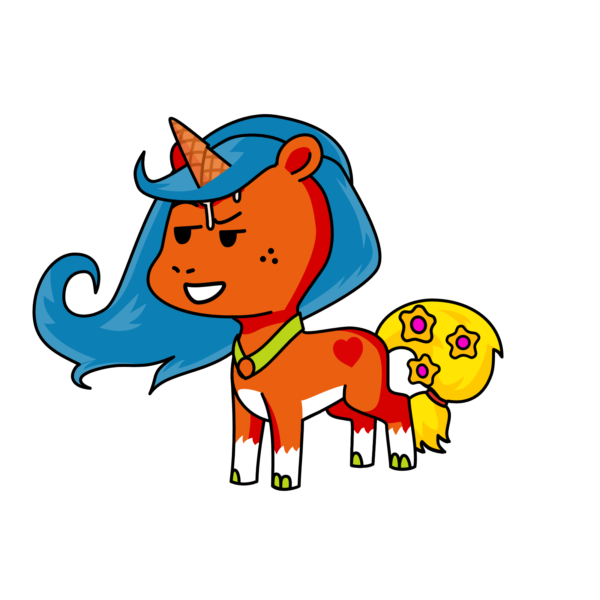 Cindey, the unicorn