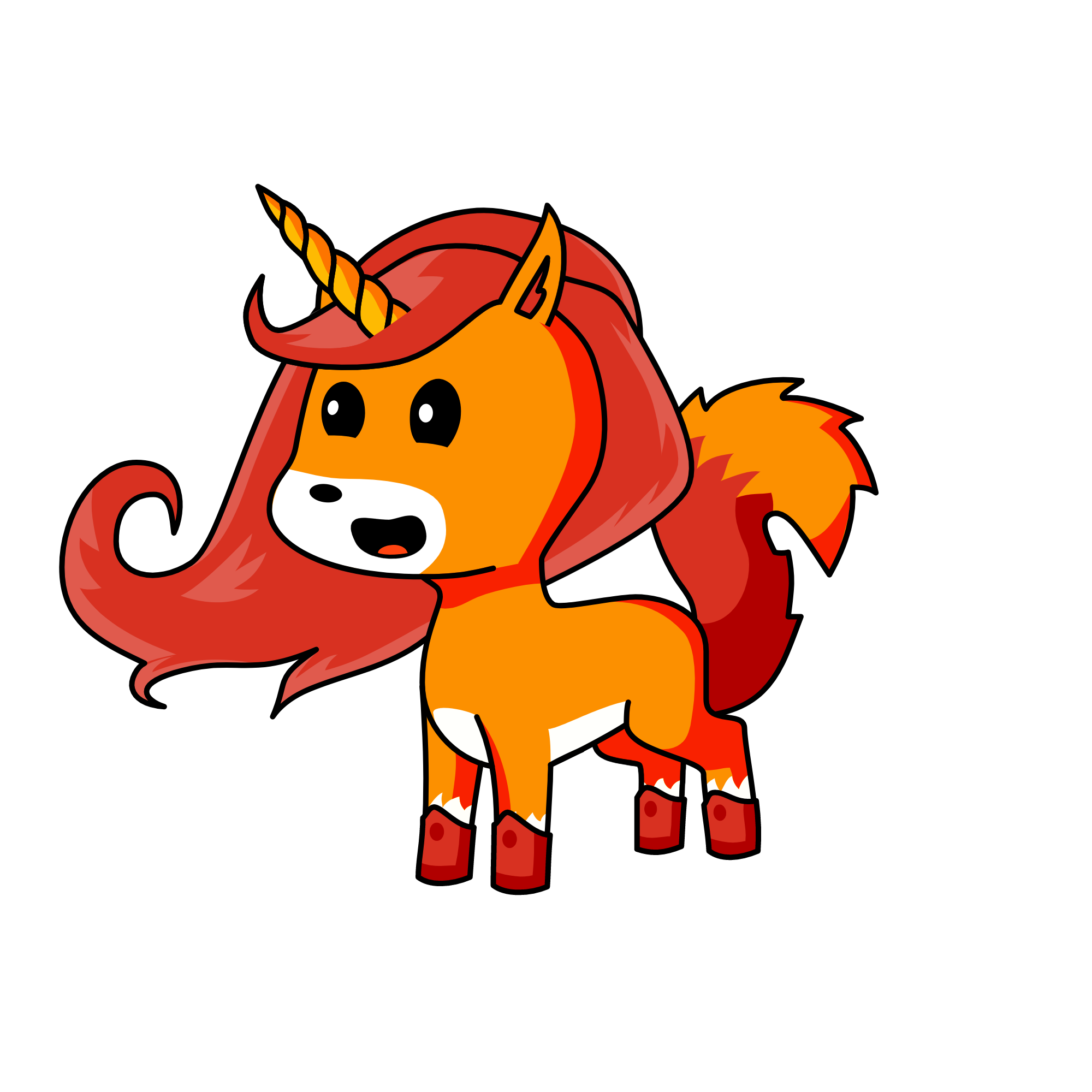 Sand Fox (Sis of Winter Fox, Forest Fox, Cloud Fox, Night Fox and Sunset Fox), the unicorn