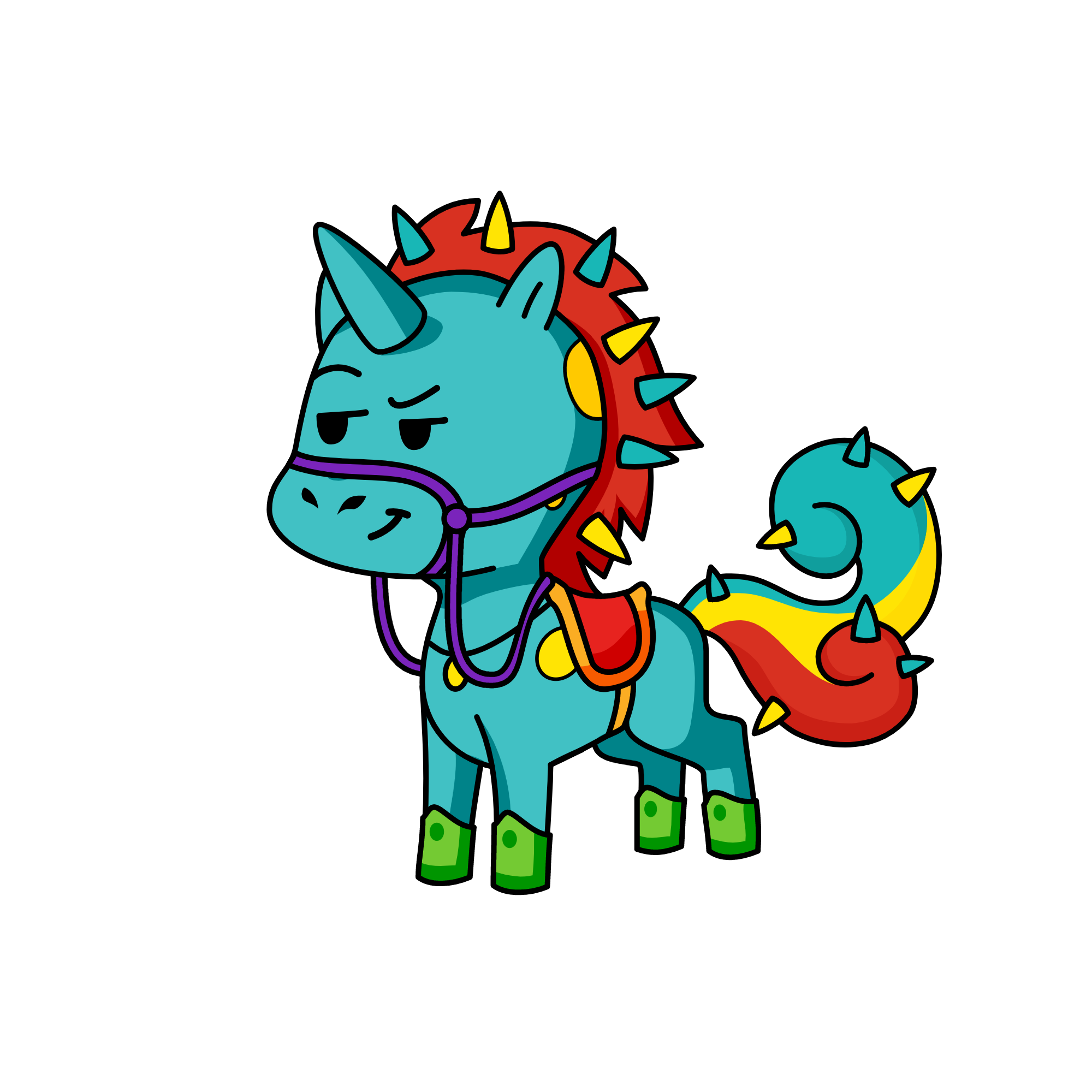 Fluffy, the unicorn