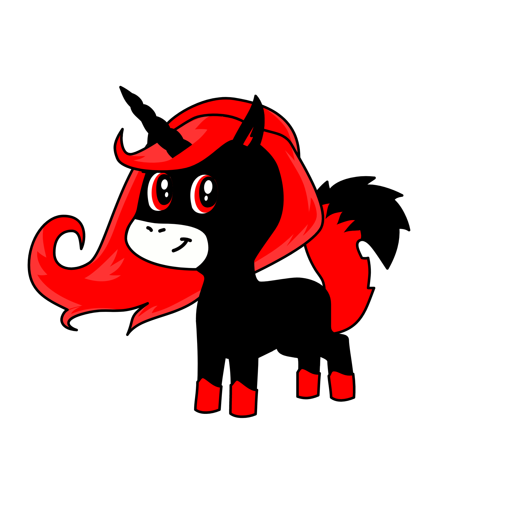 Fire, the unicorn
