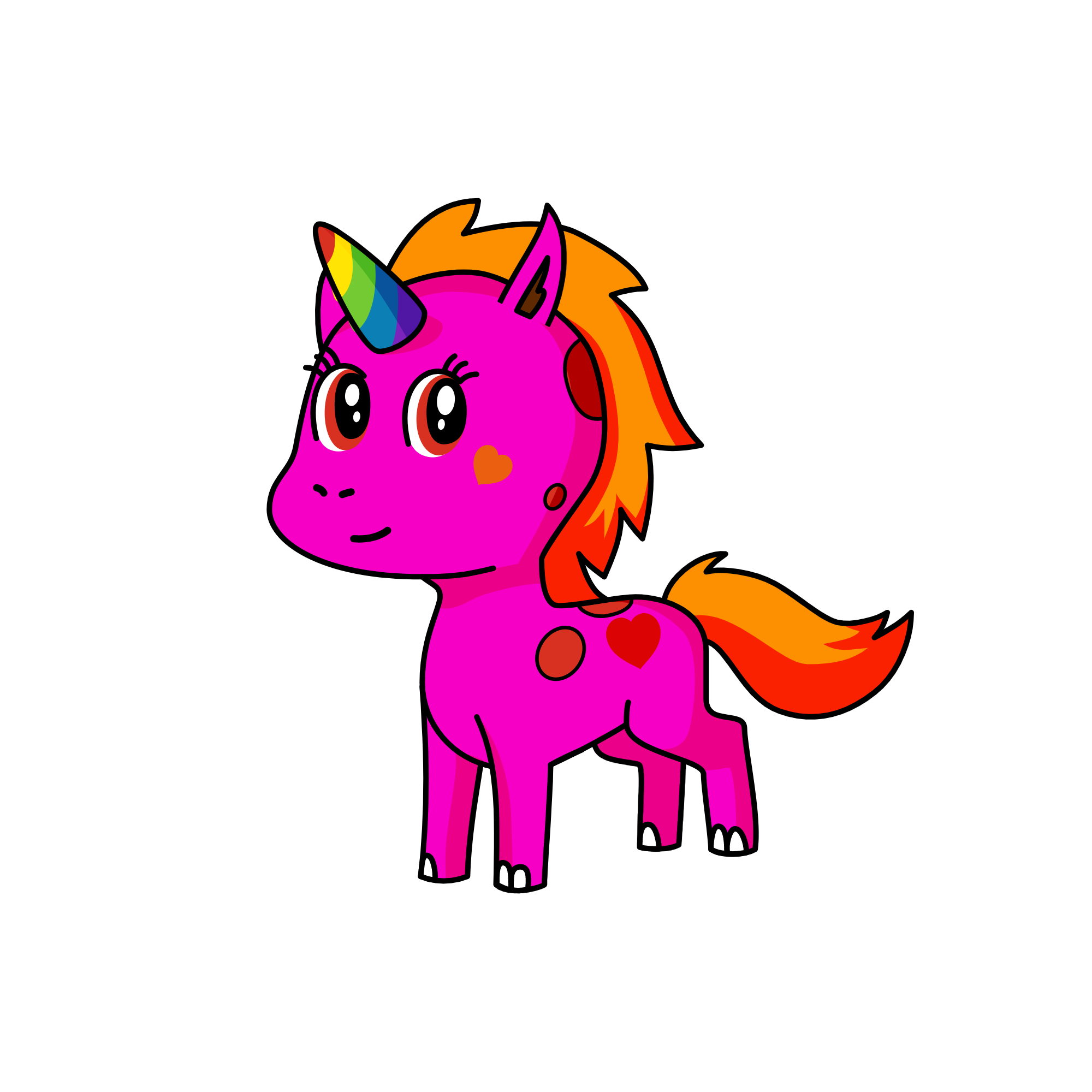 Love Unicorn, the unicorn