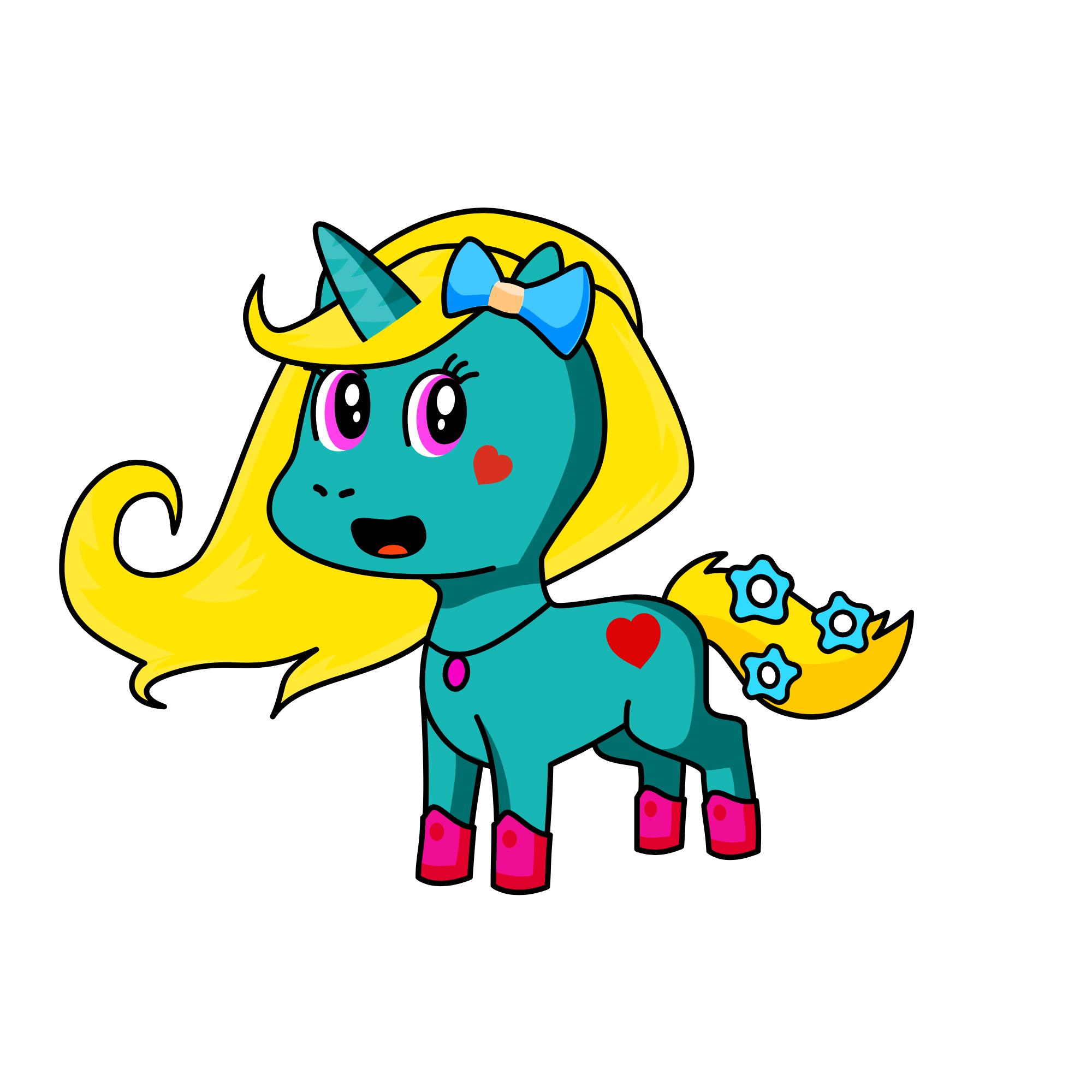 Flower, the unicorn