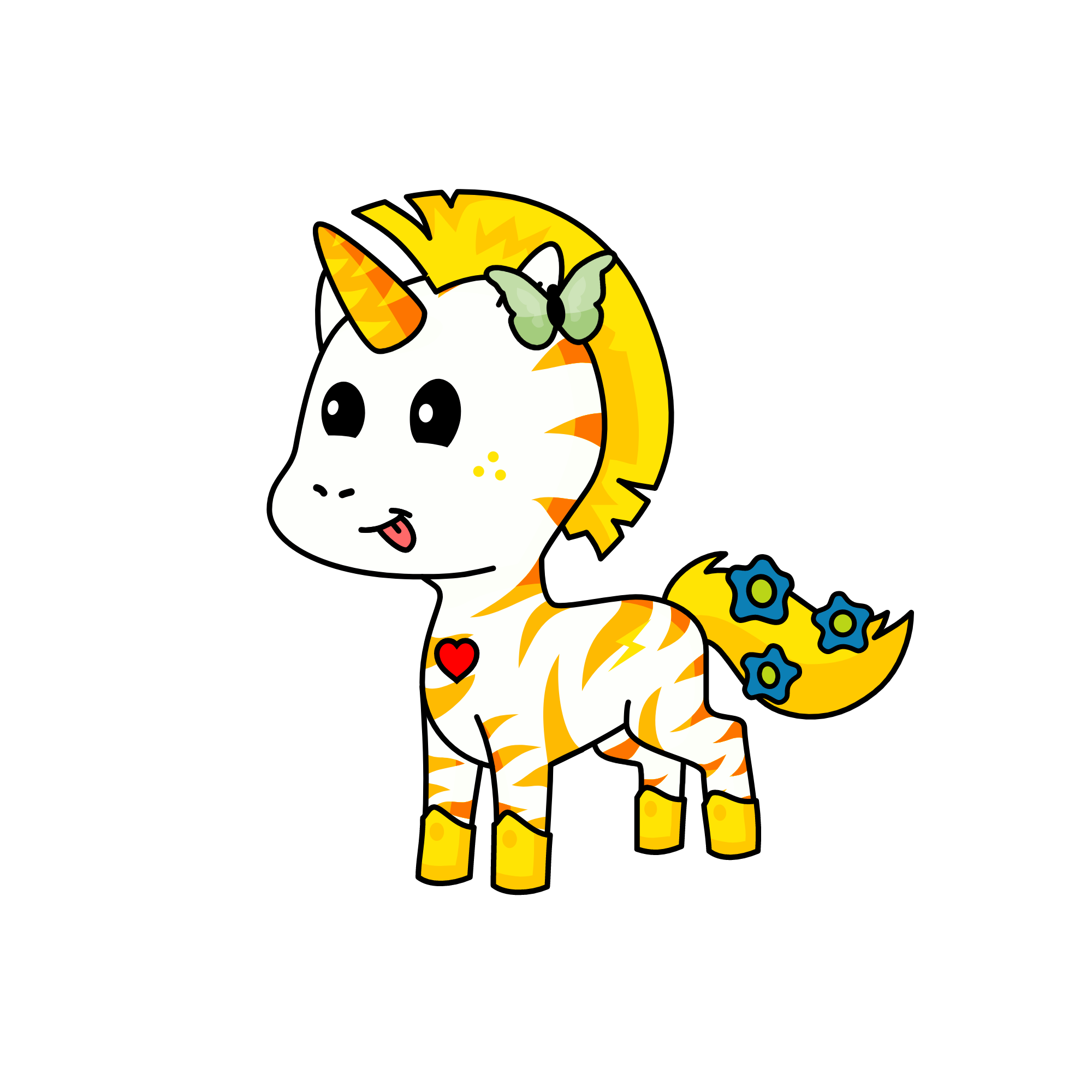 Speedy Luni, the unicorn