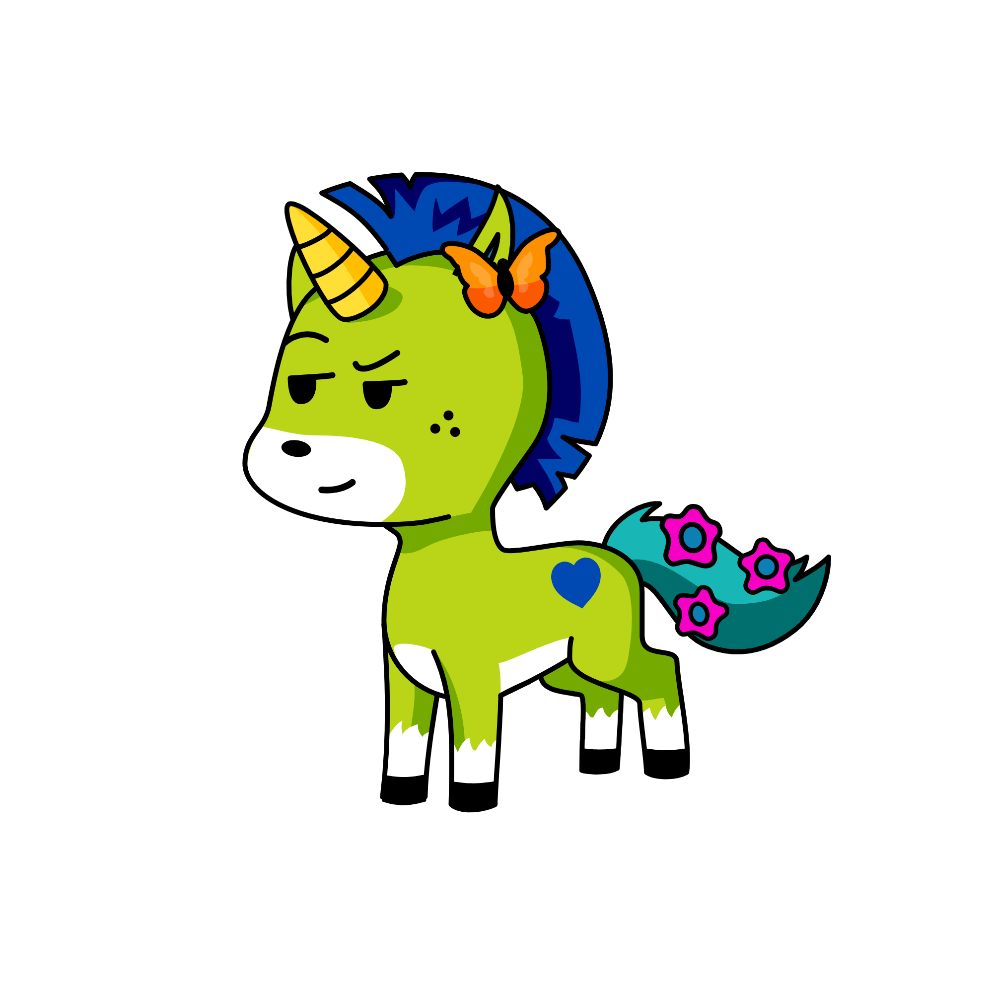 j, the unicorn