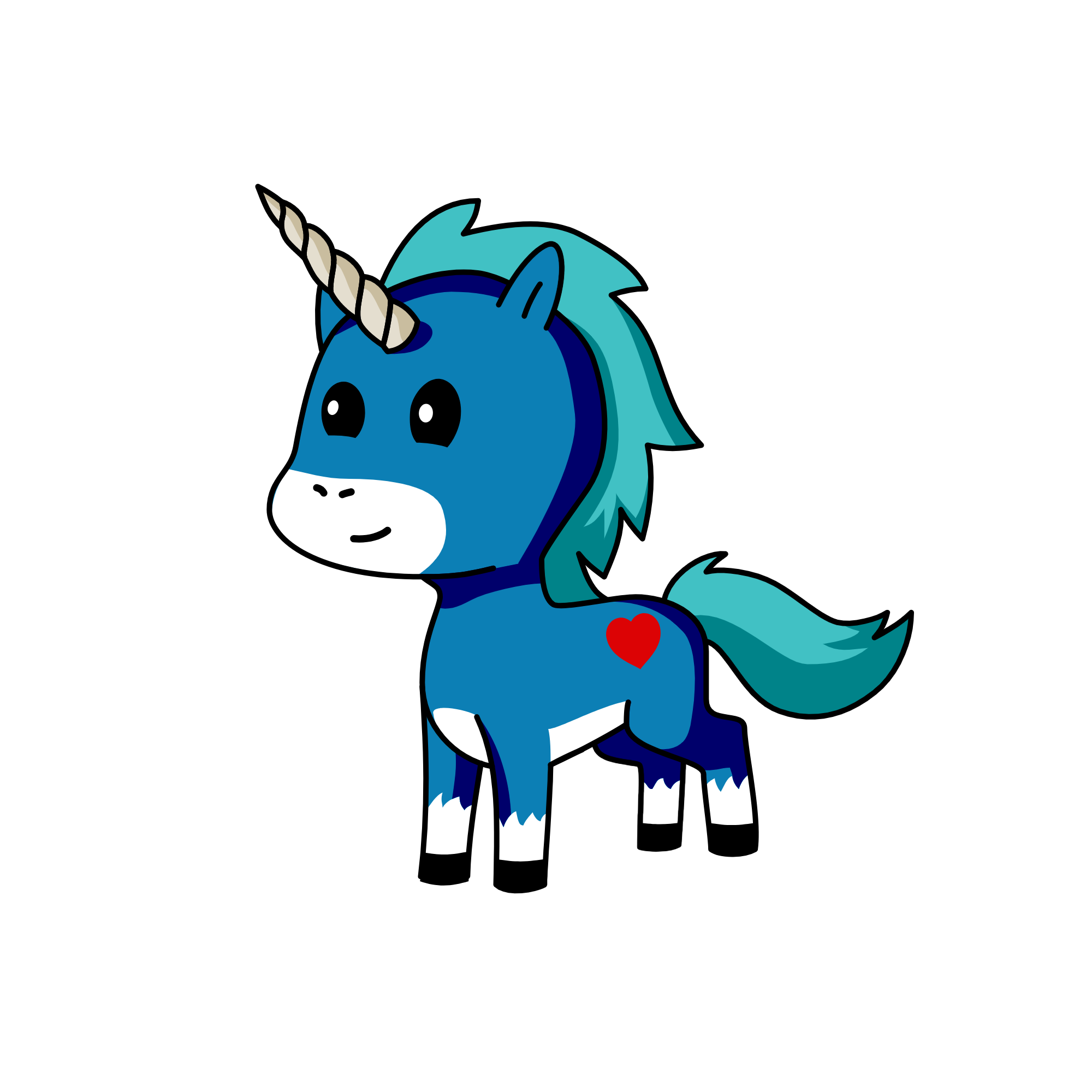 Winter Unicorn, the unicorn