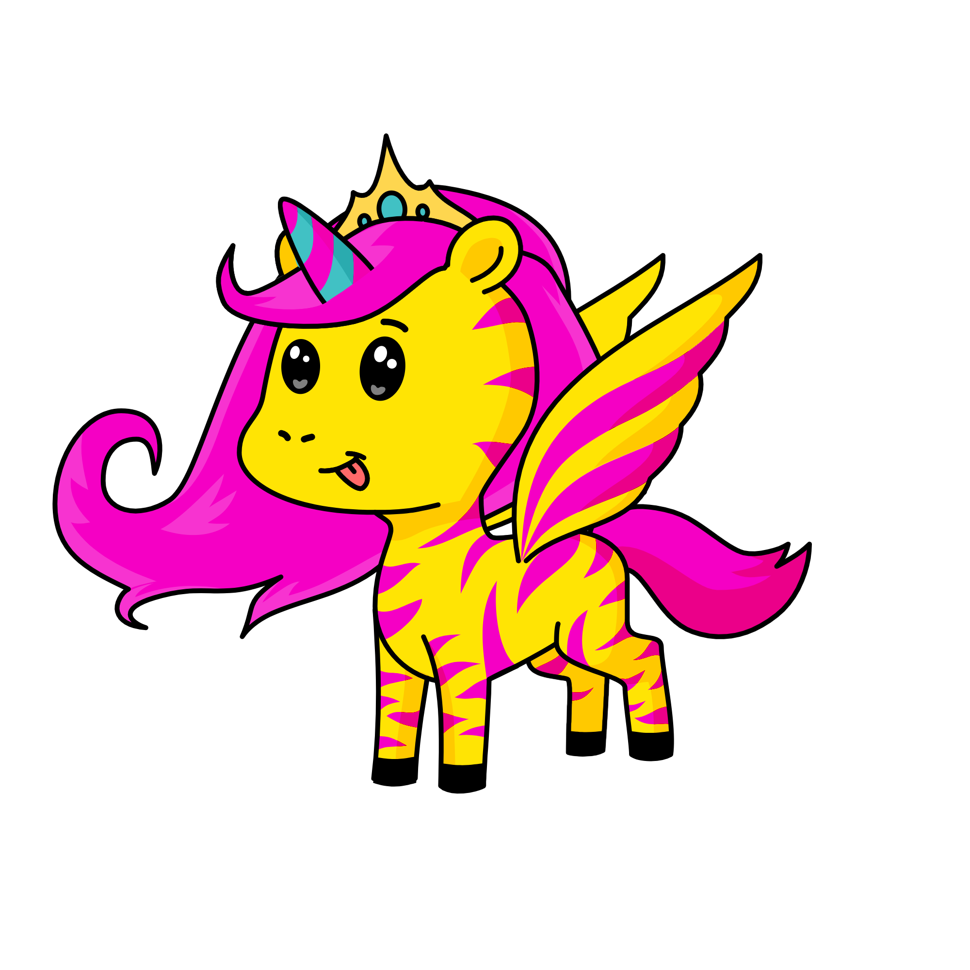 Cotton candy, the unicorn
