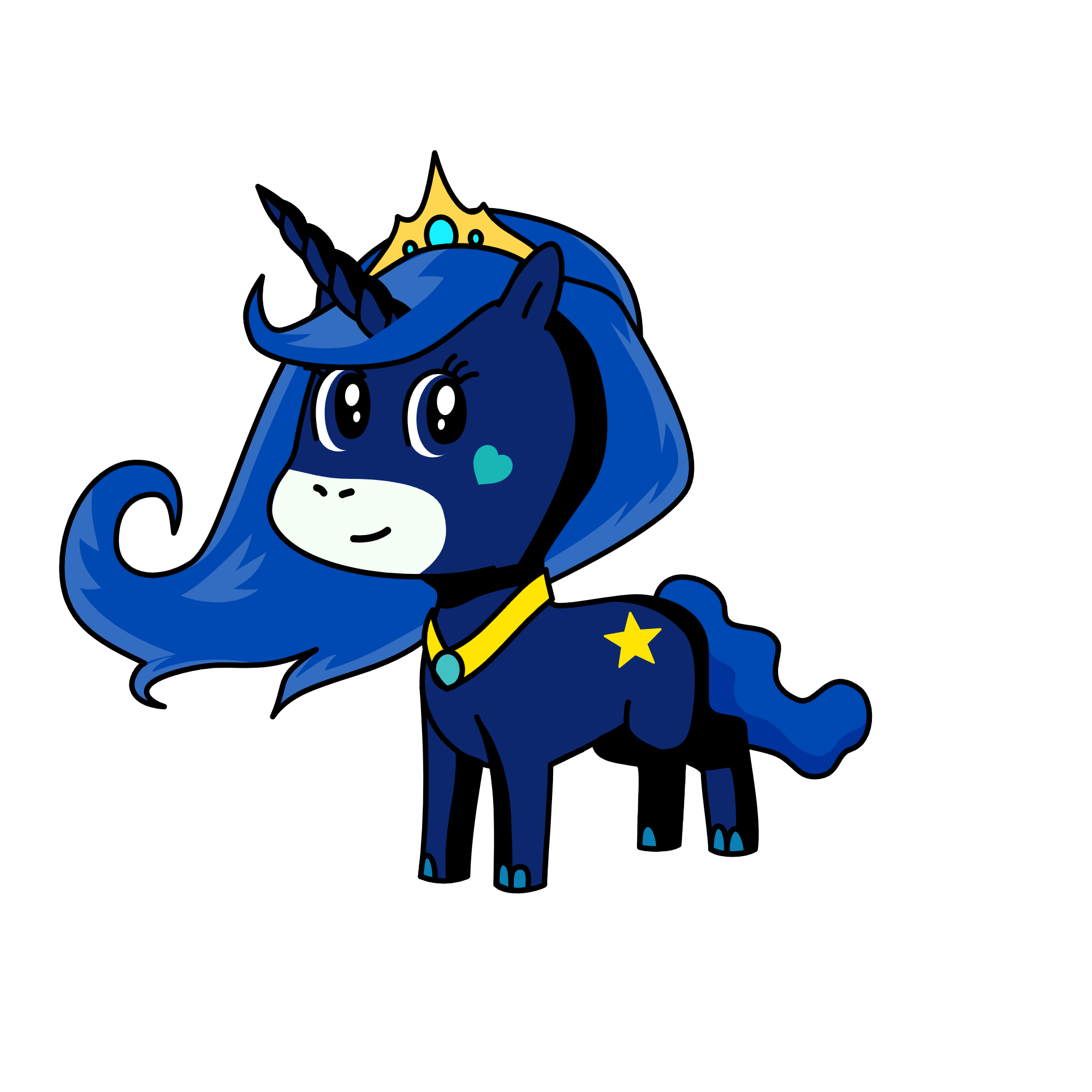 Luna, the unicorn