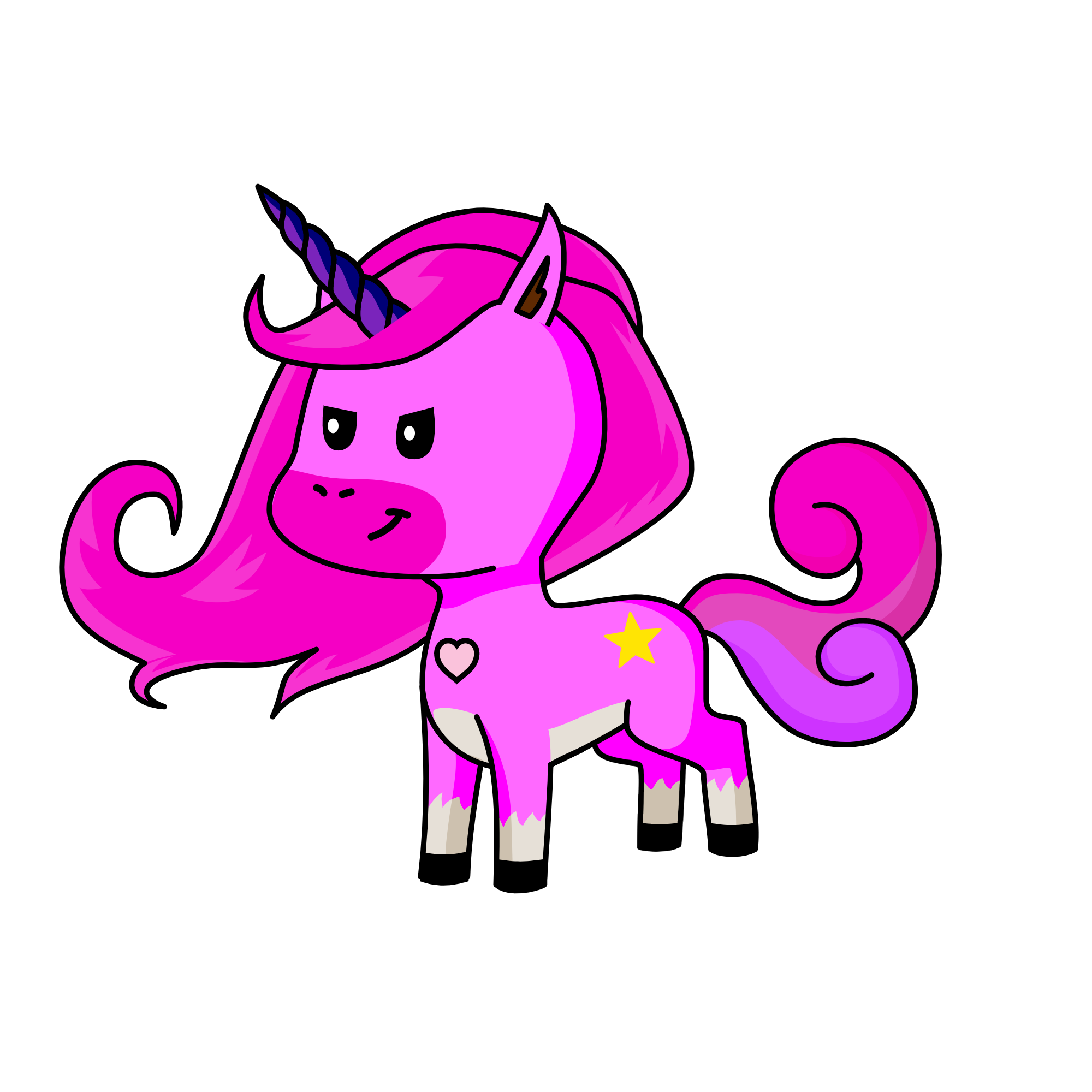praticinha, the unicorn