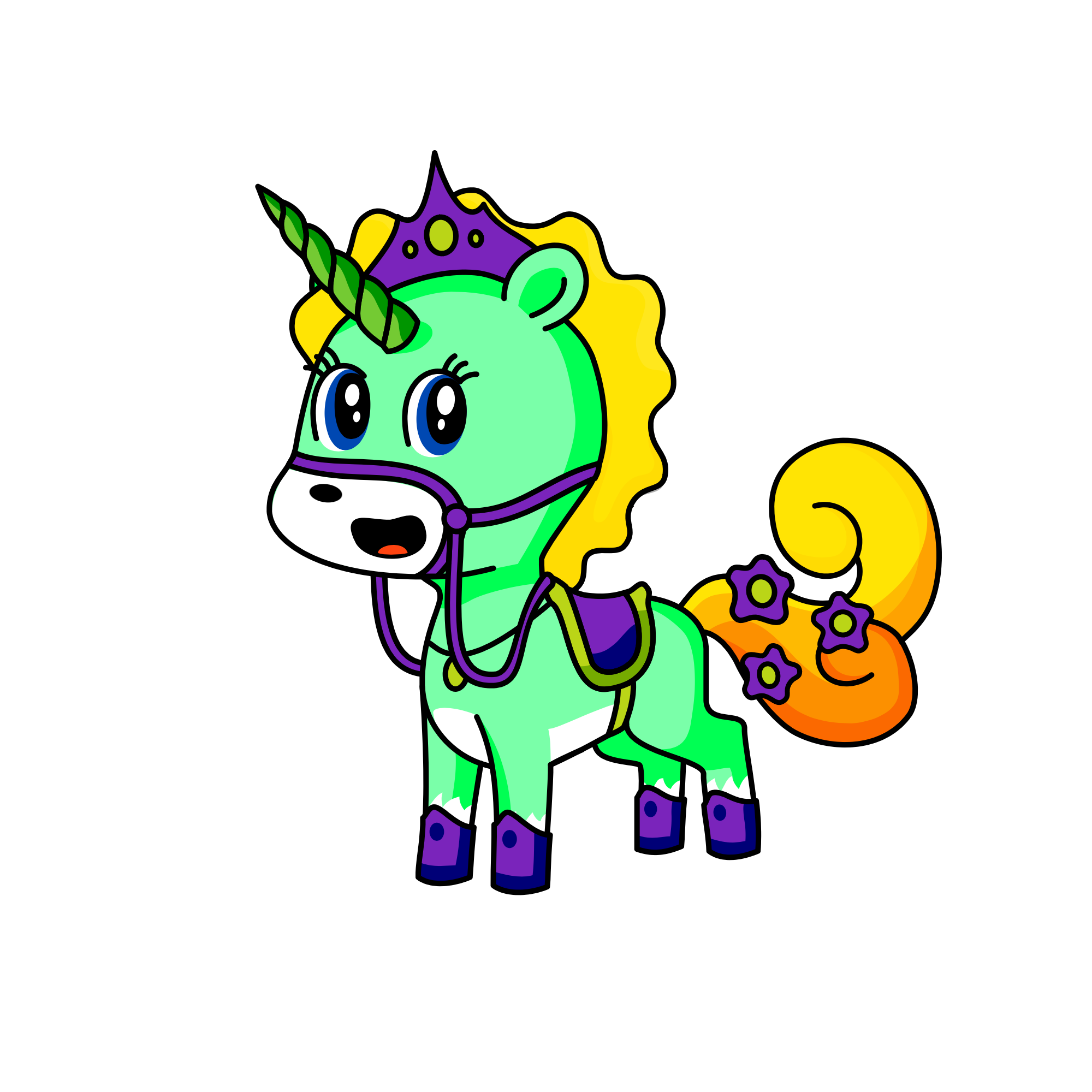 Toffy, the unicorn