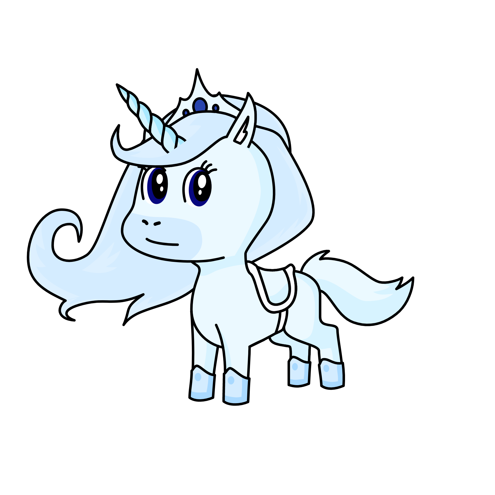 Snowstorm, the unicorn