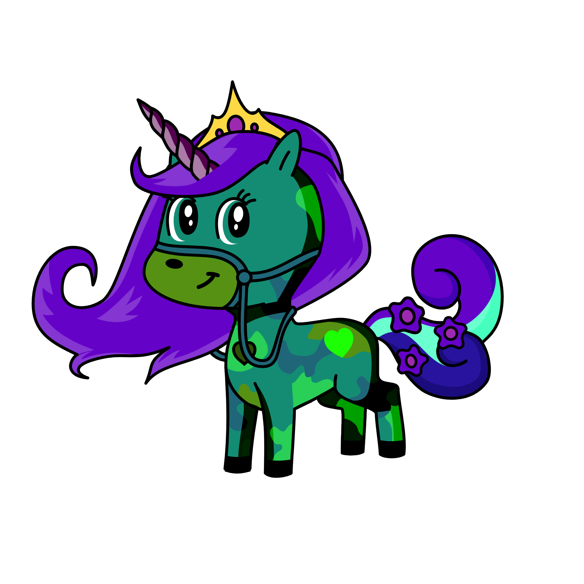 Camo, the unicorn