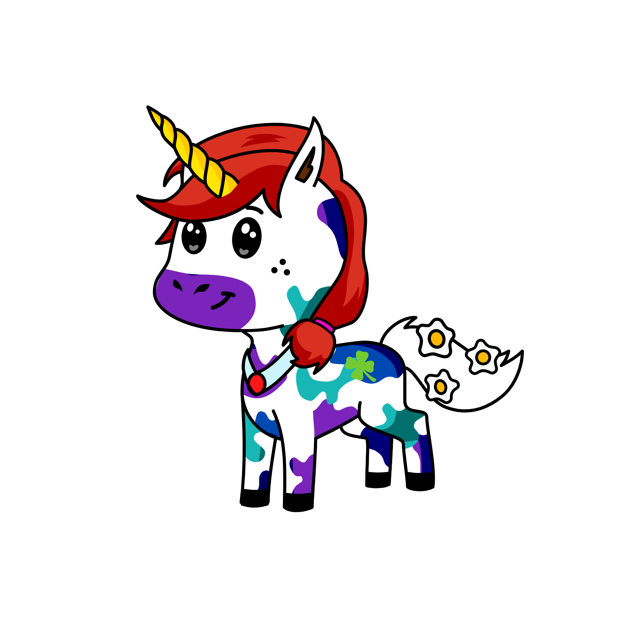 Flare, the unicorn