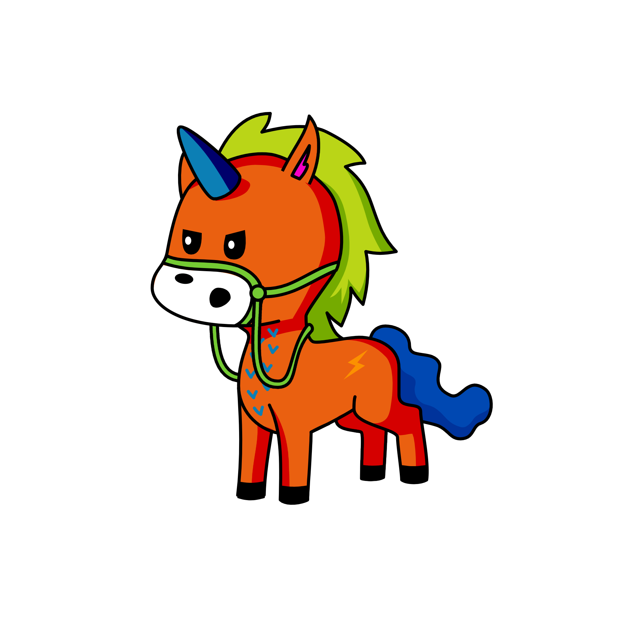 dis boi be tripn, the unicorn