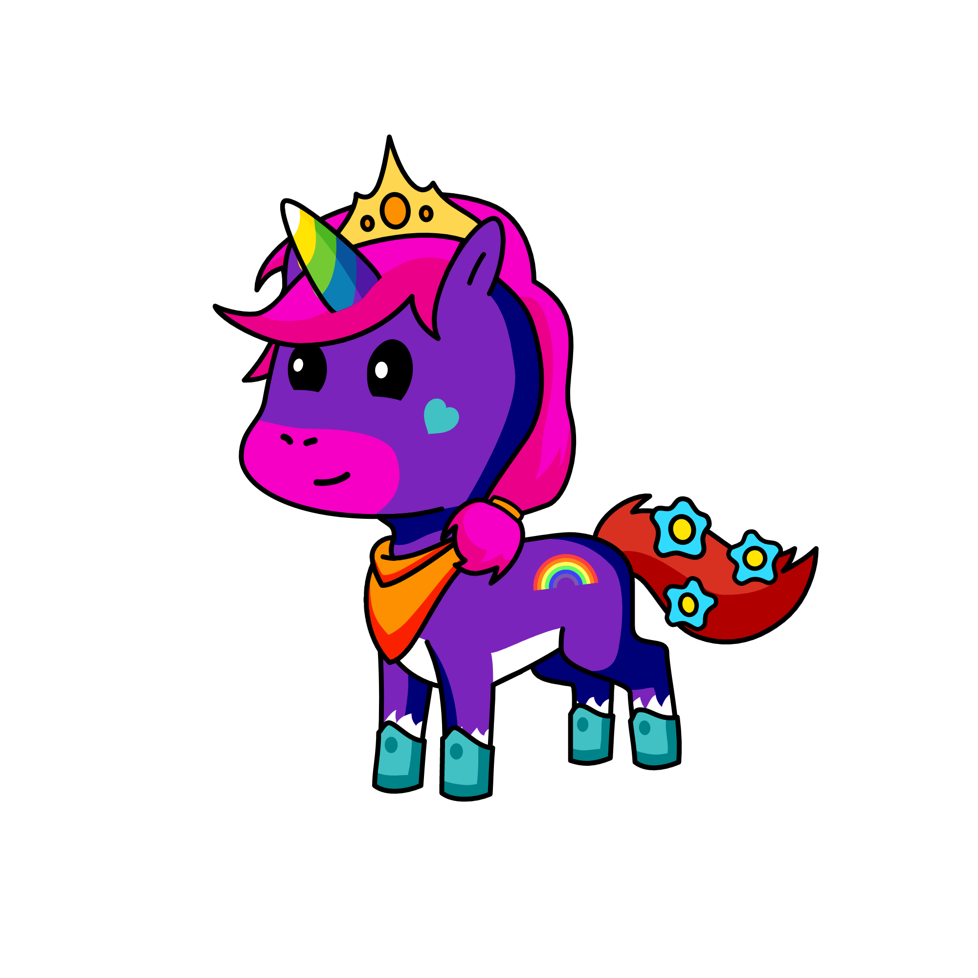 Dark, the unicorn