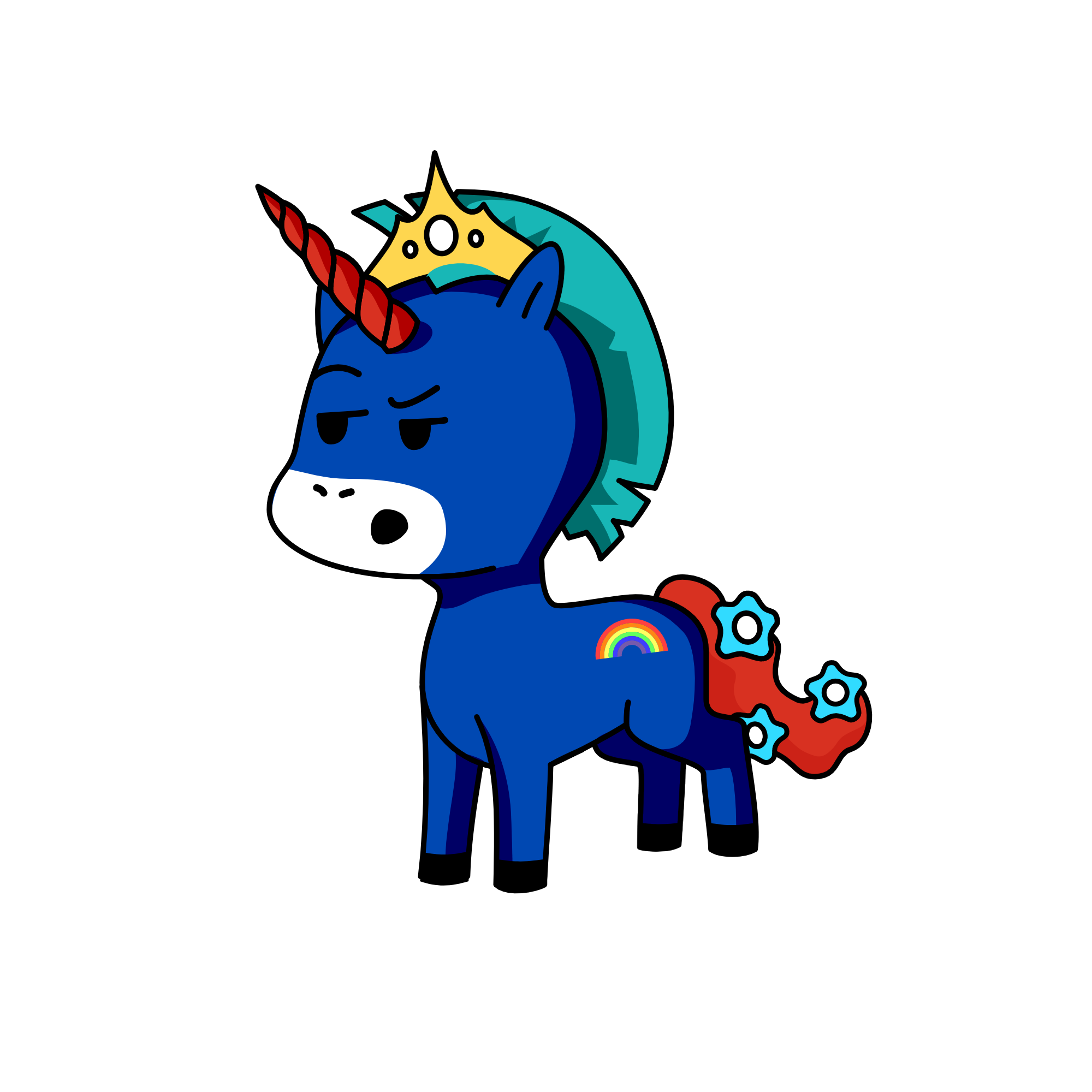 poop, the unicorn