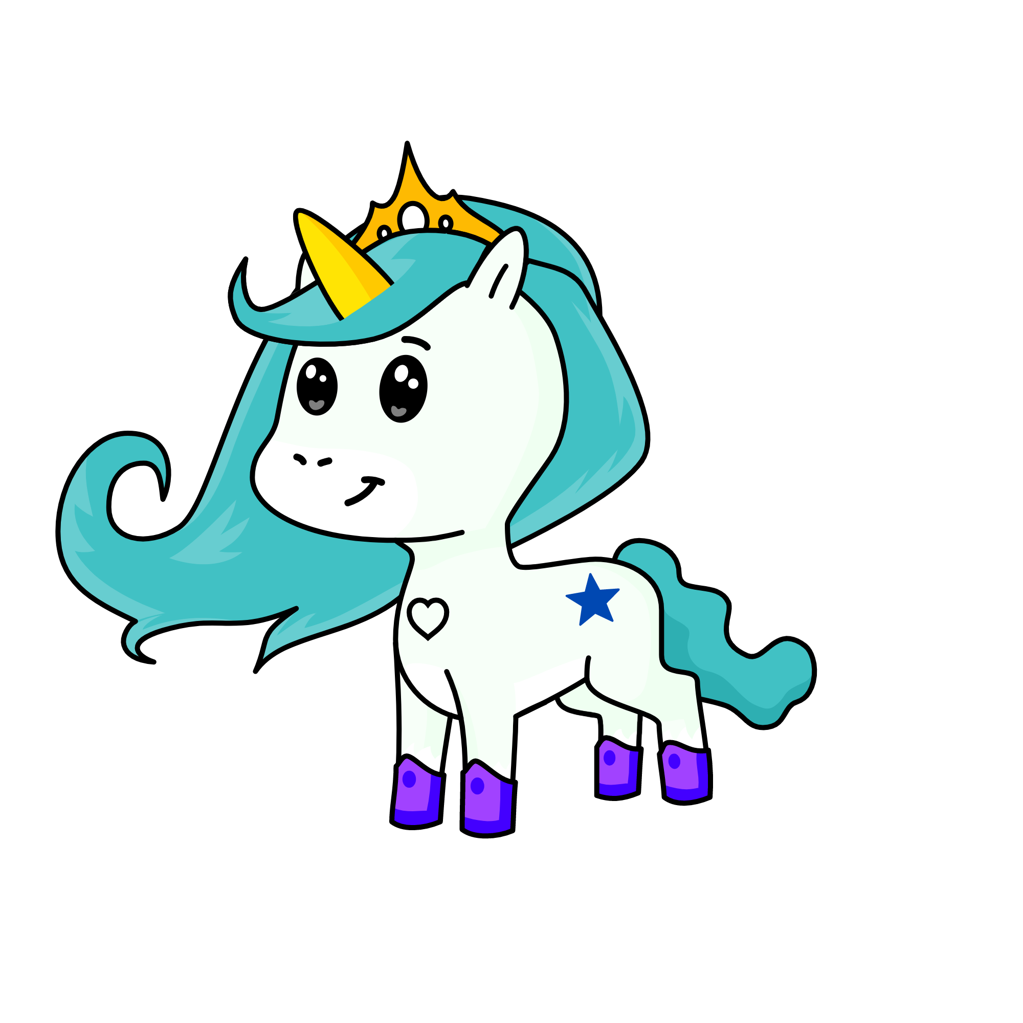 Alaina the fairytale unicorn, the unicorn