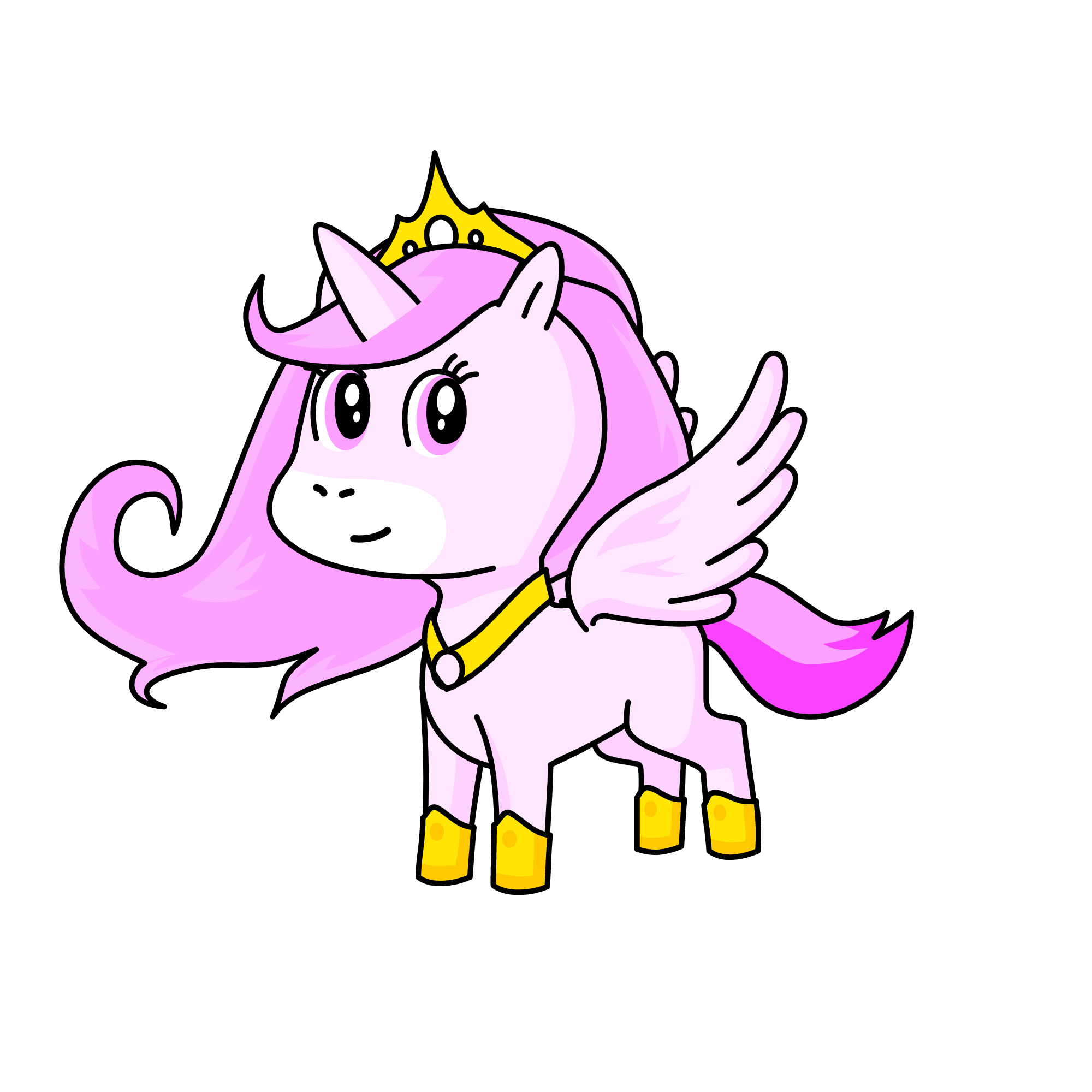 little princess Celestia, the unicorn