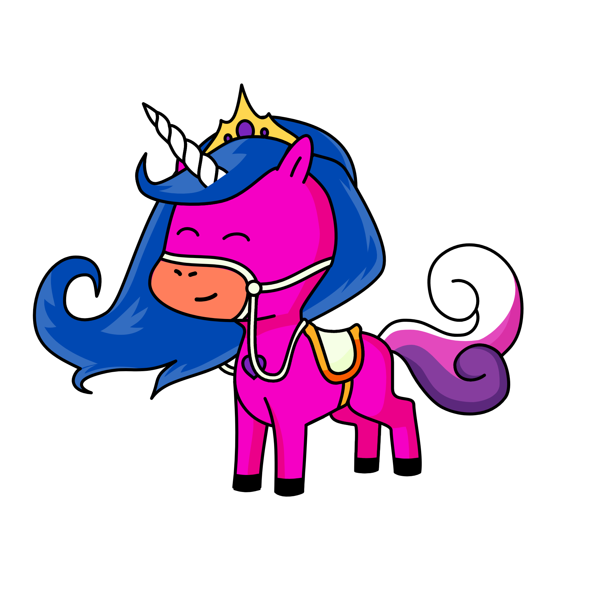 star night., the unicorn