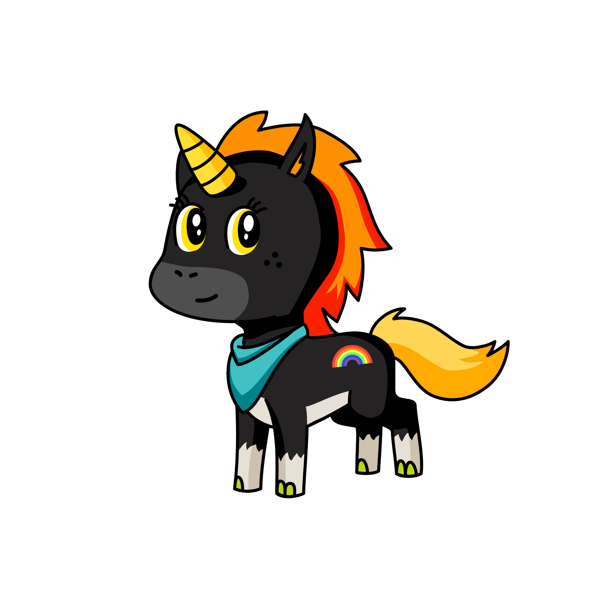 Laian MEIO FEIO MAIS TABOM, the unicorn
