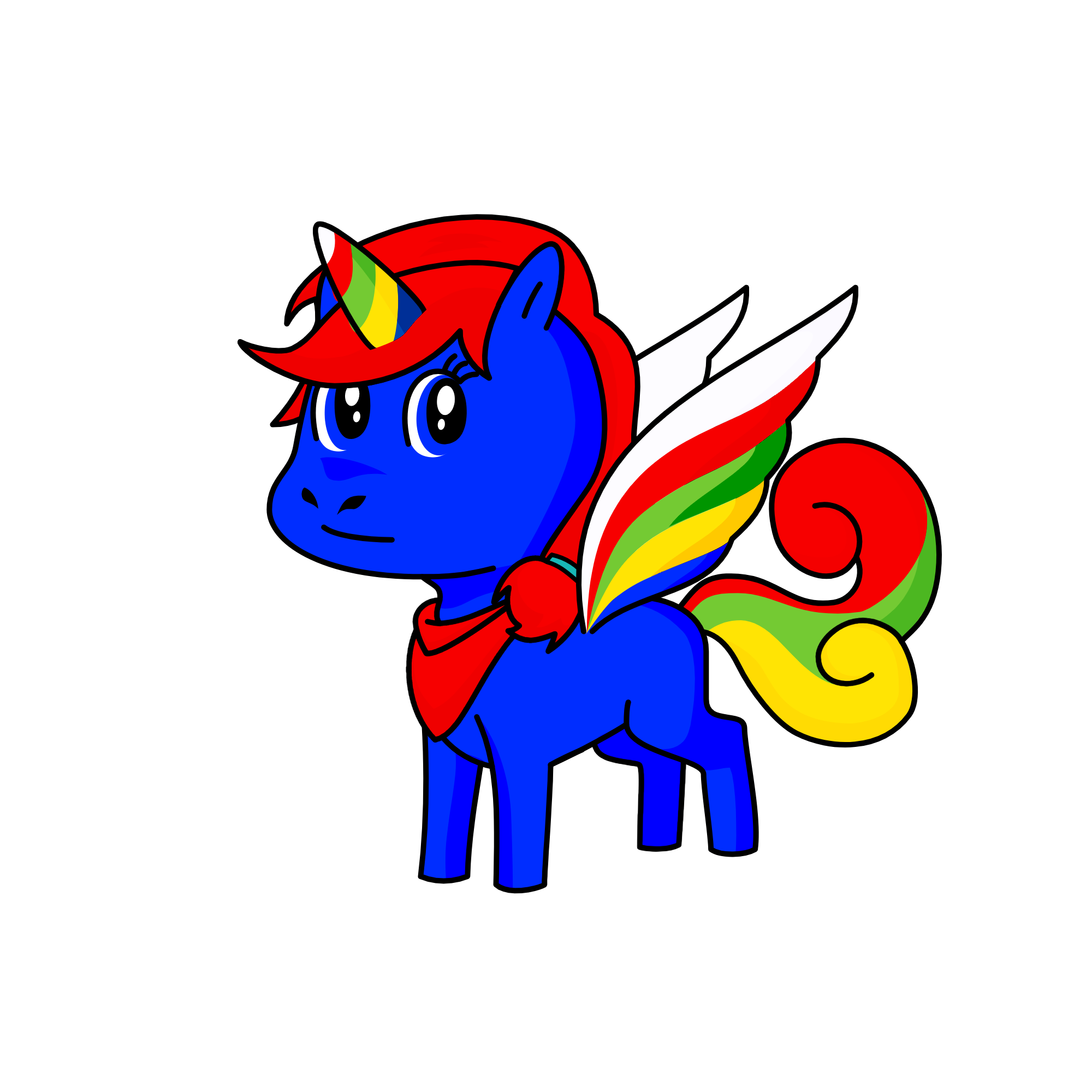 windows xp, the unicorn