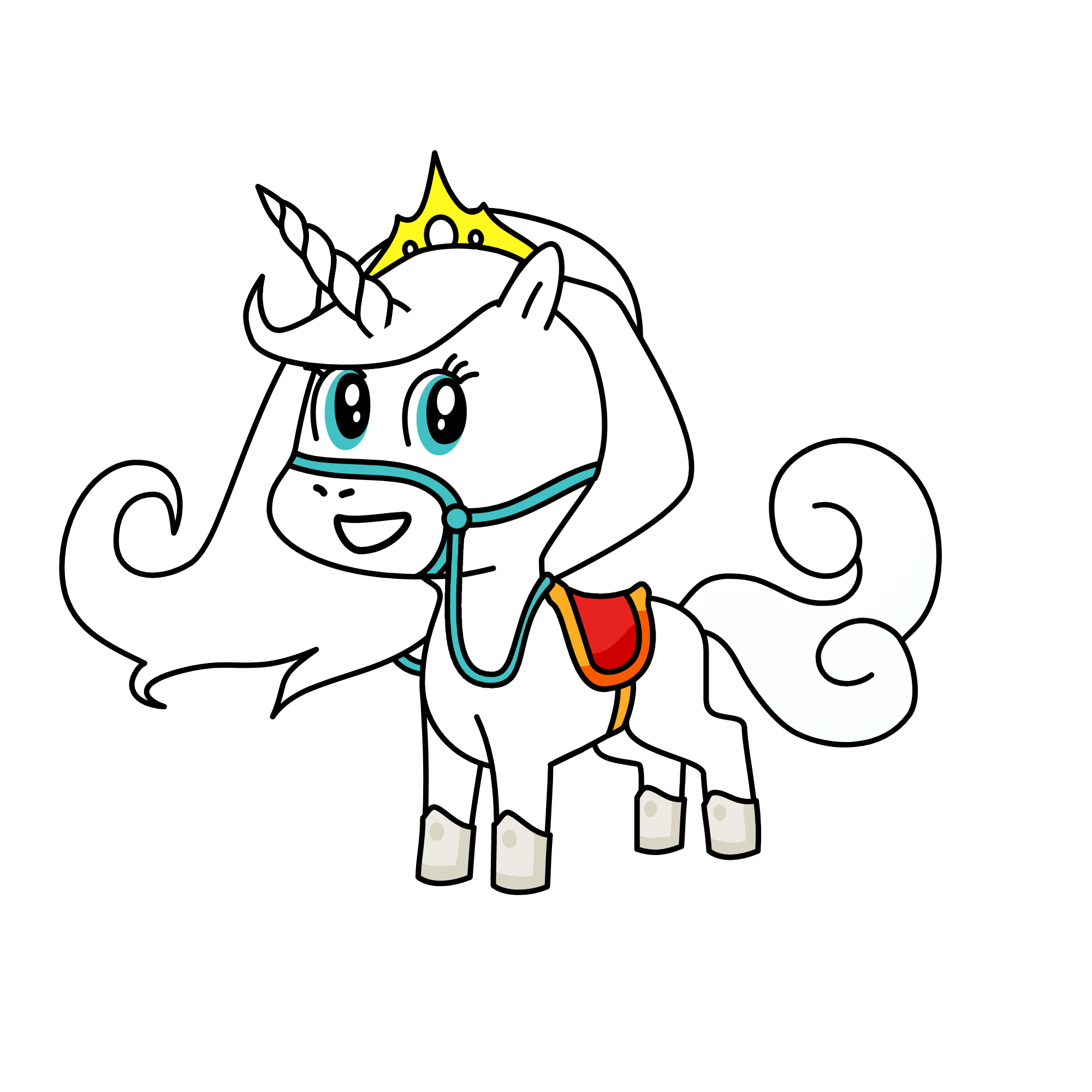 Gata das neves, the unicorn