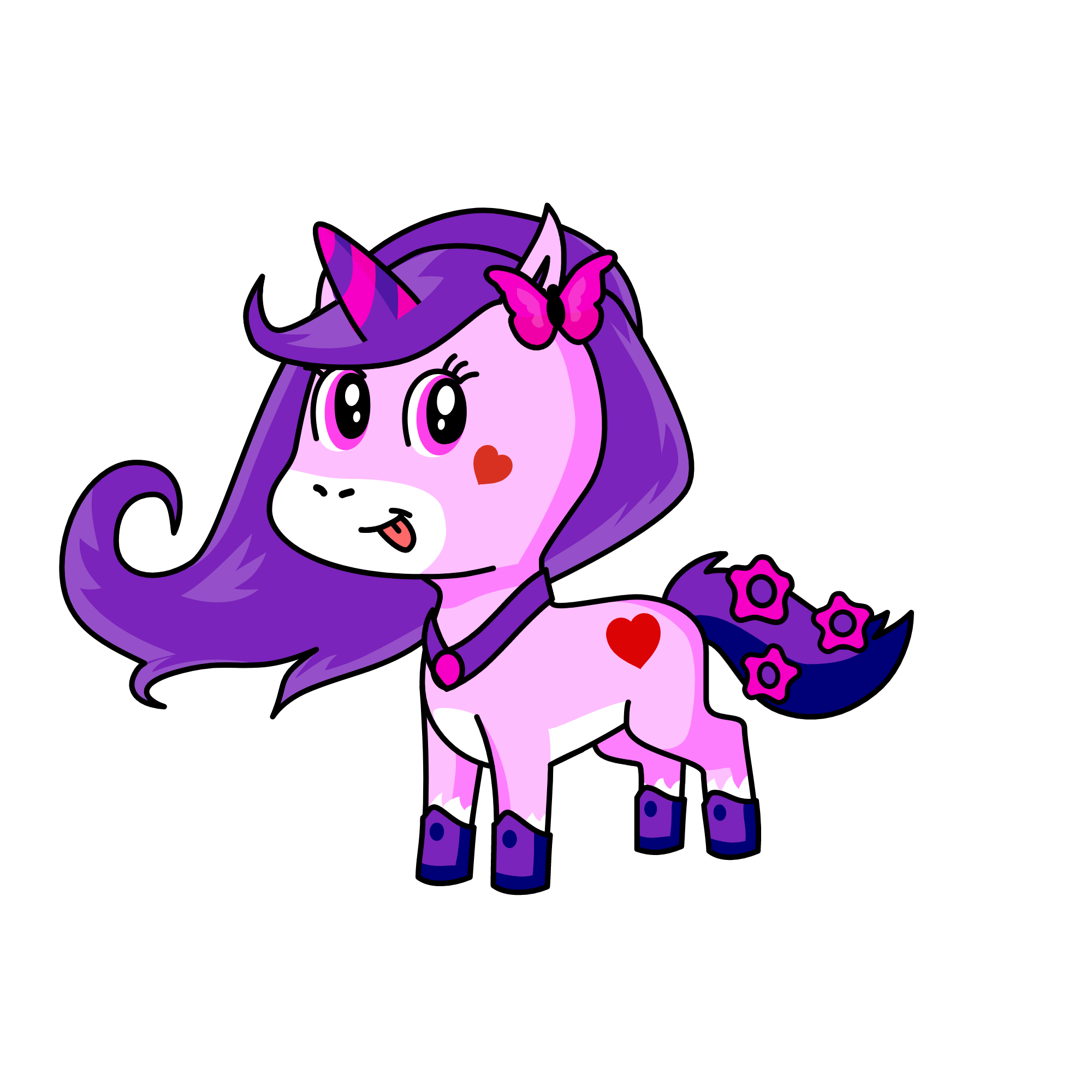 Cutie, the unicorn