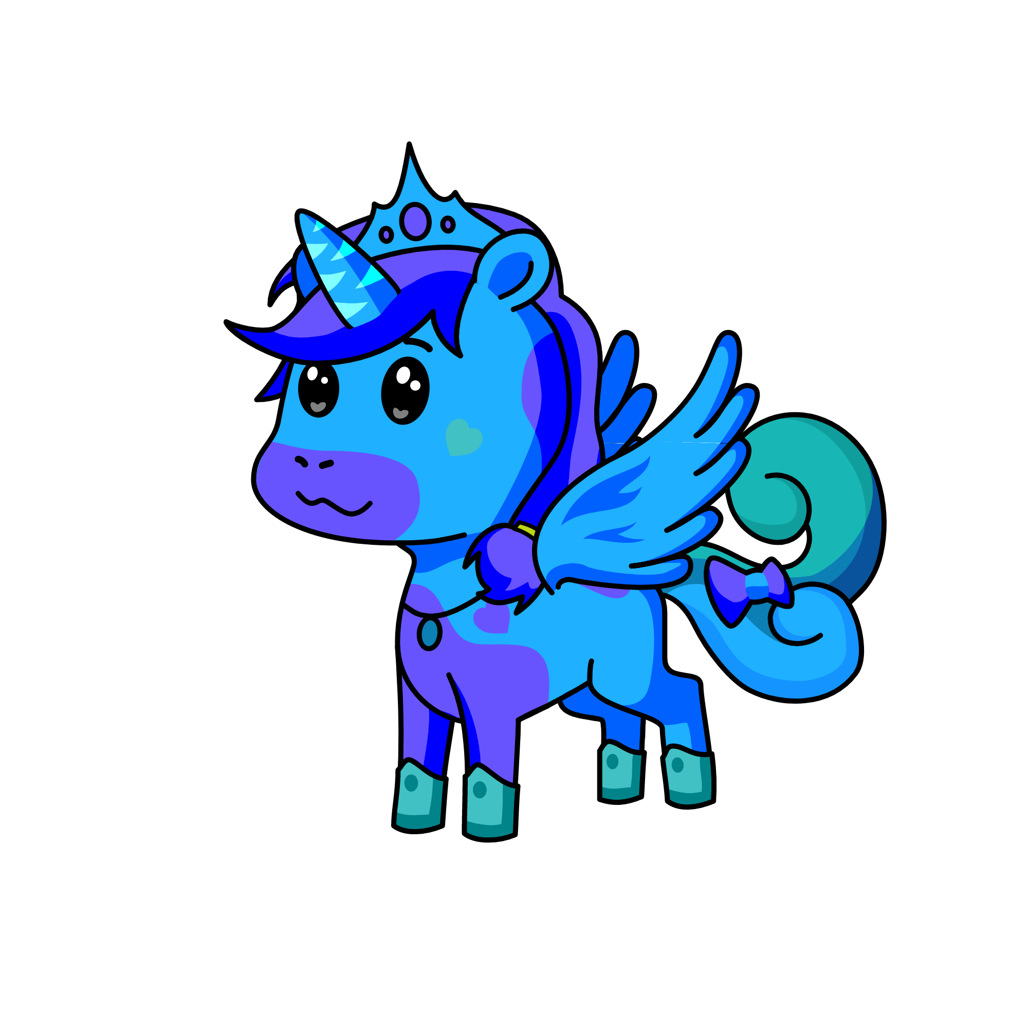 Aqua, the unicorn