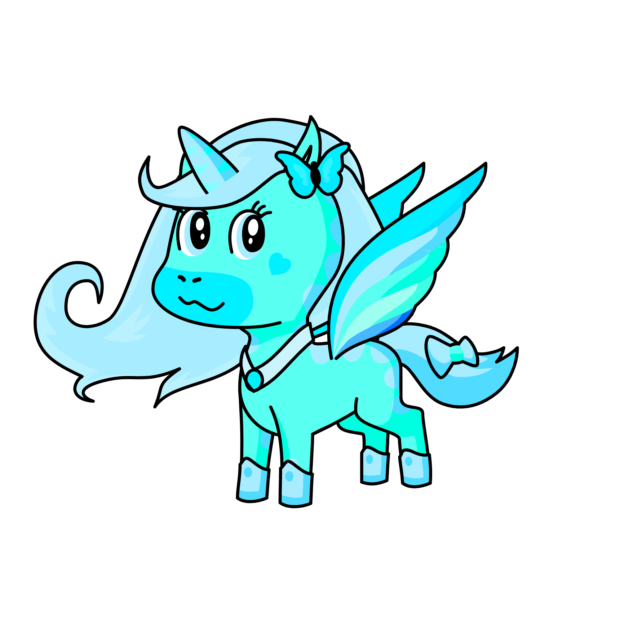 Iceicle, the unicorn