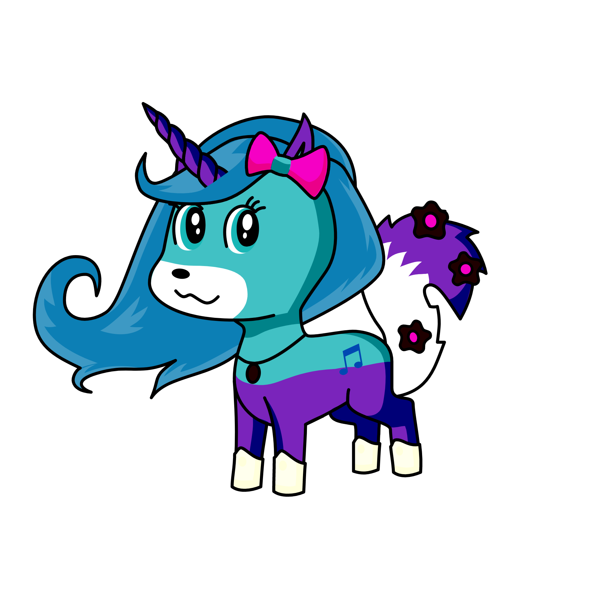 krystal, the unicorn