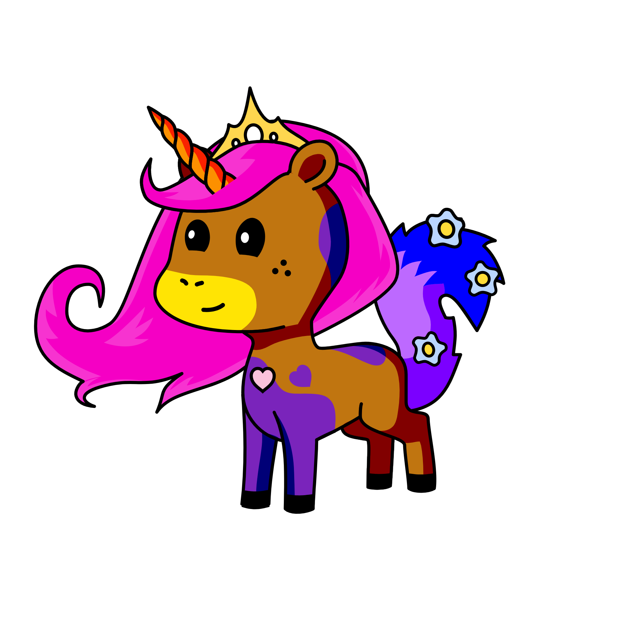 Rainbow 🌈 , the unicorn