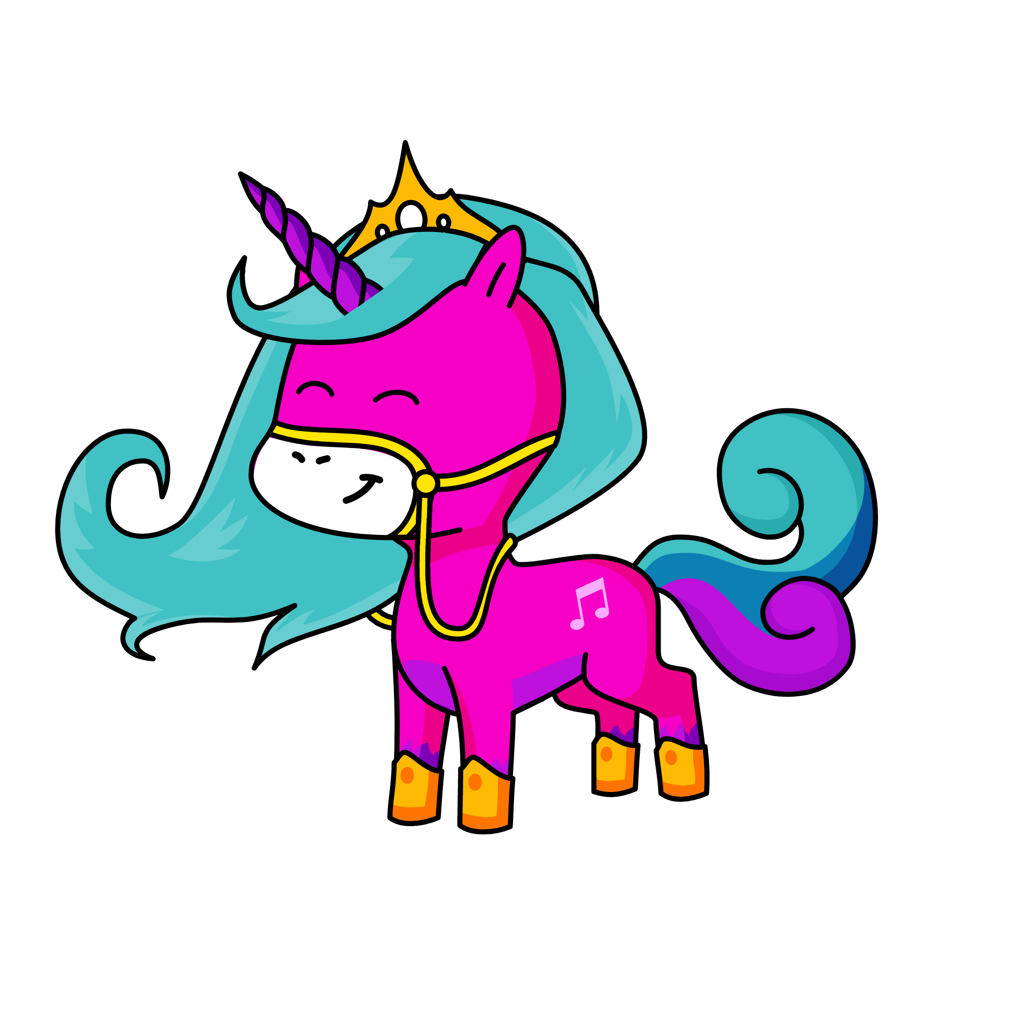 Violin, the unicorn
