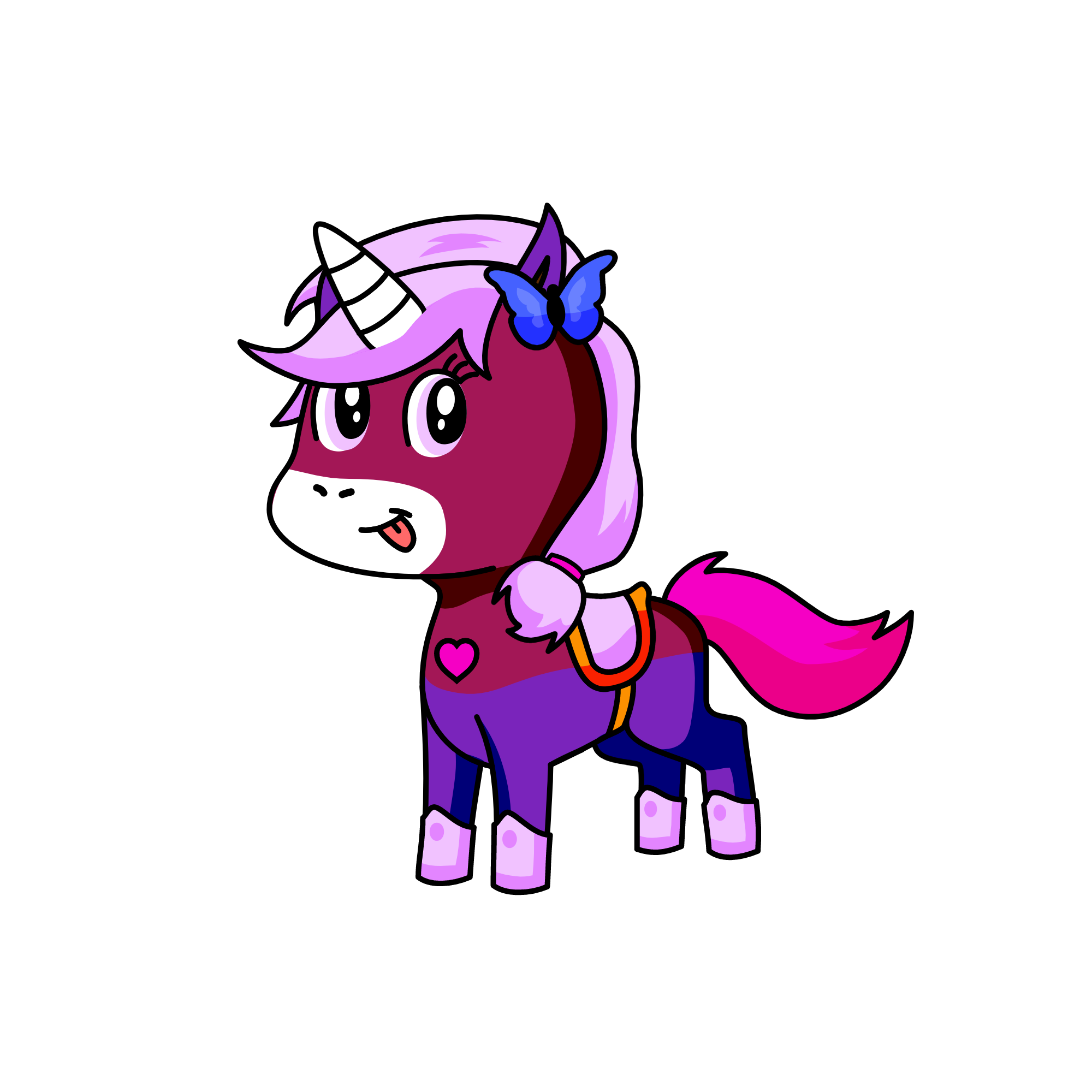 Shasha, the unicorn