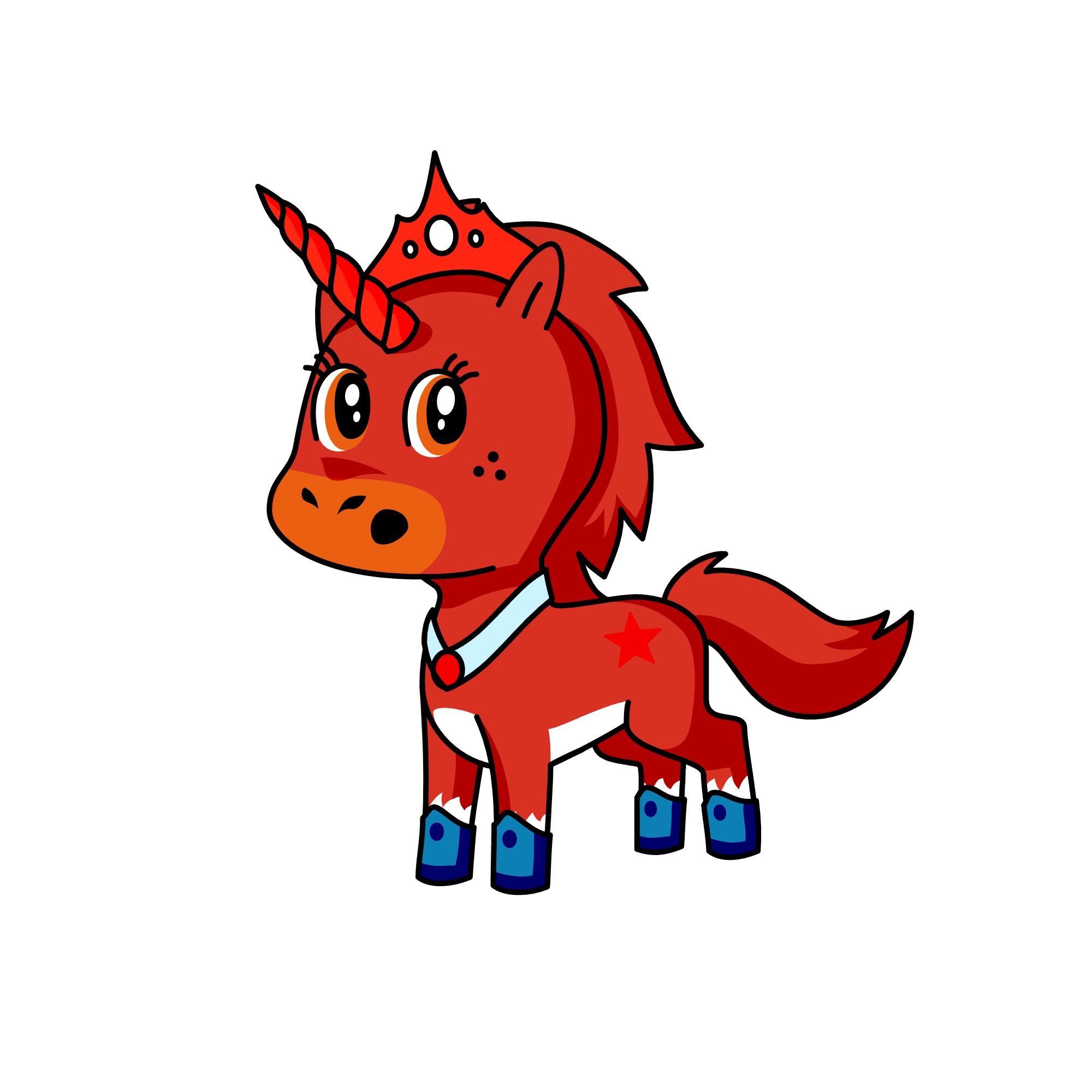red sun, the unicorn