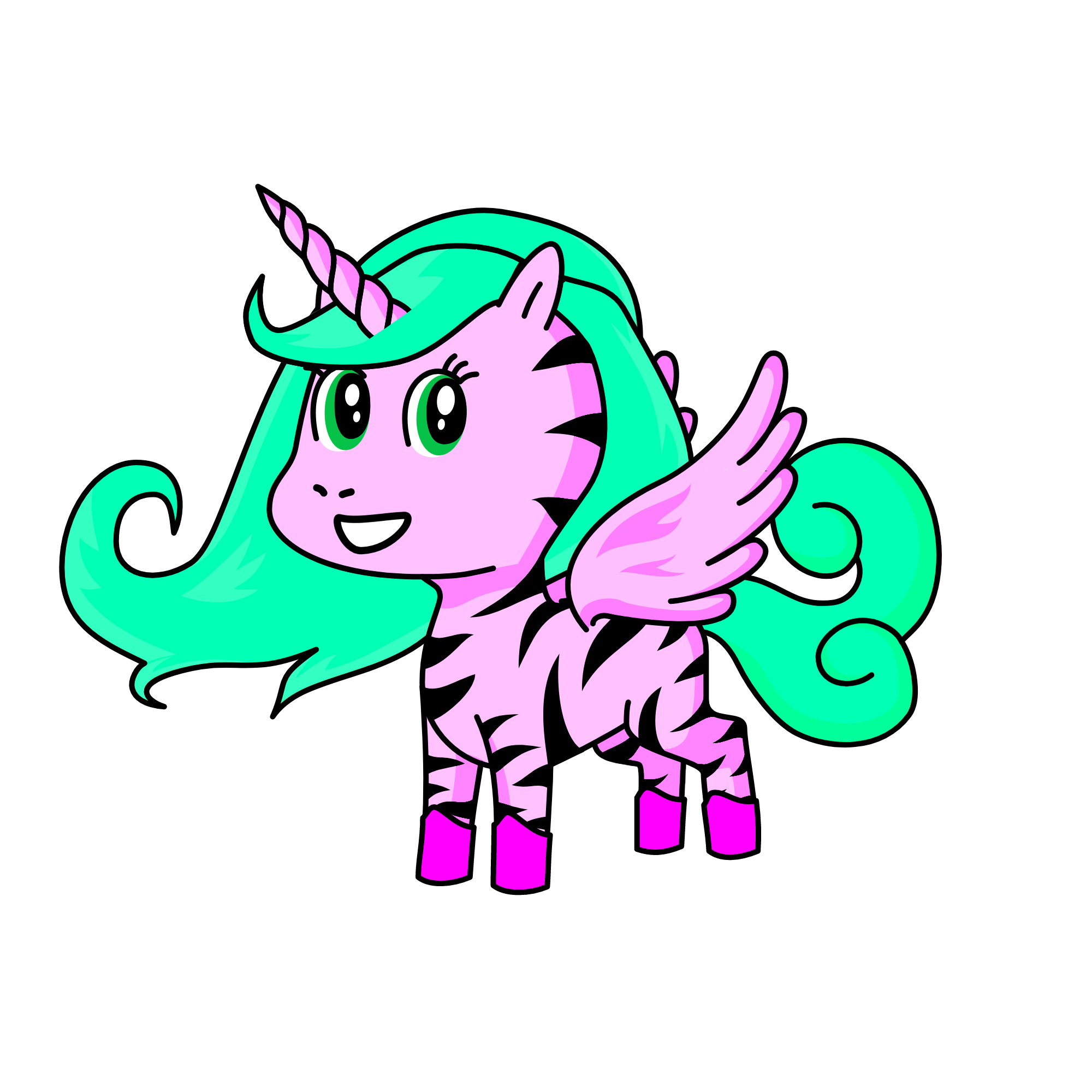 Fiona the protecter of the lands, the unicorn