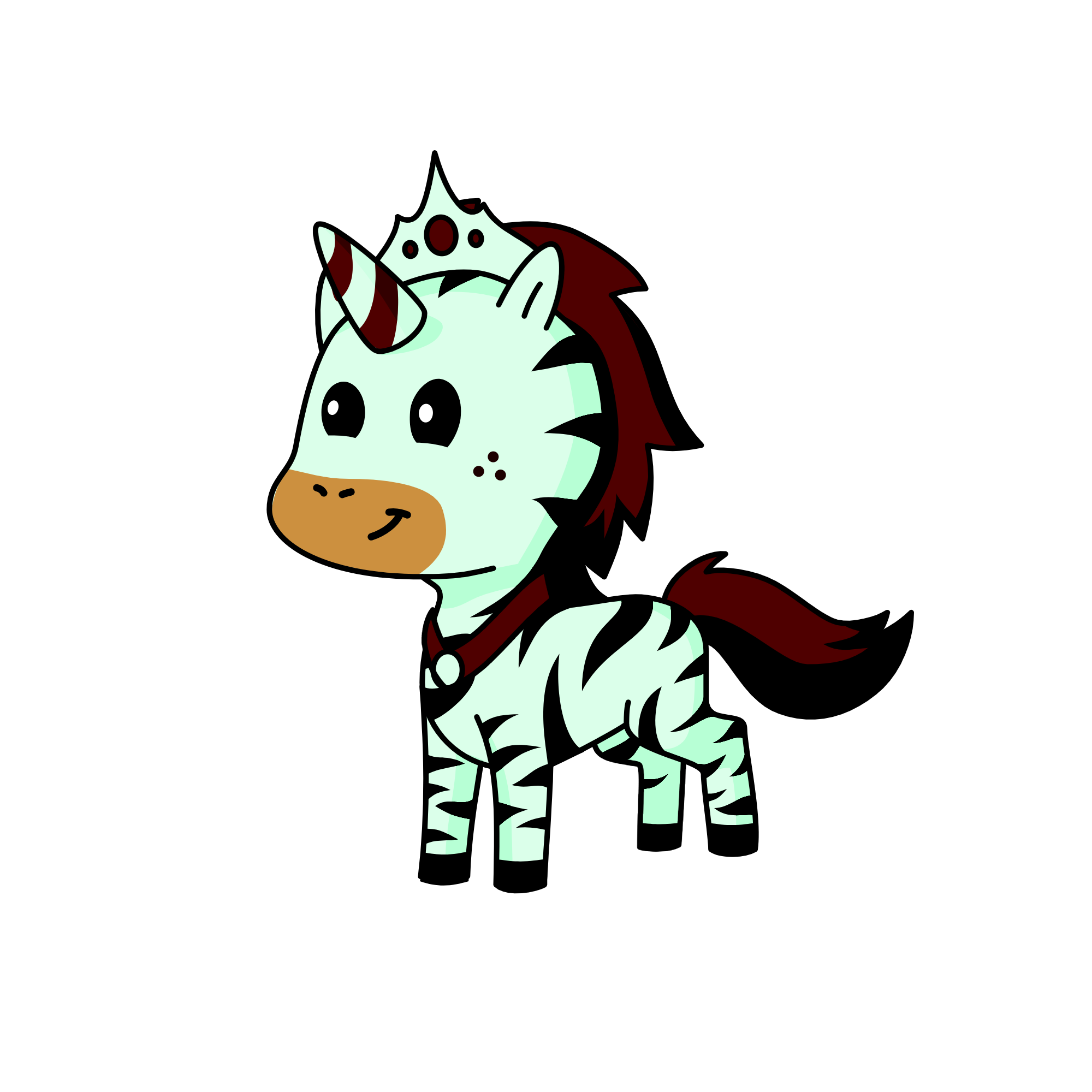 Queen minety, the unicorn