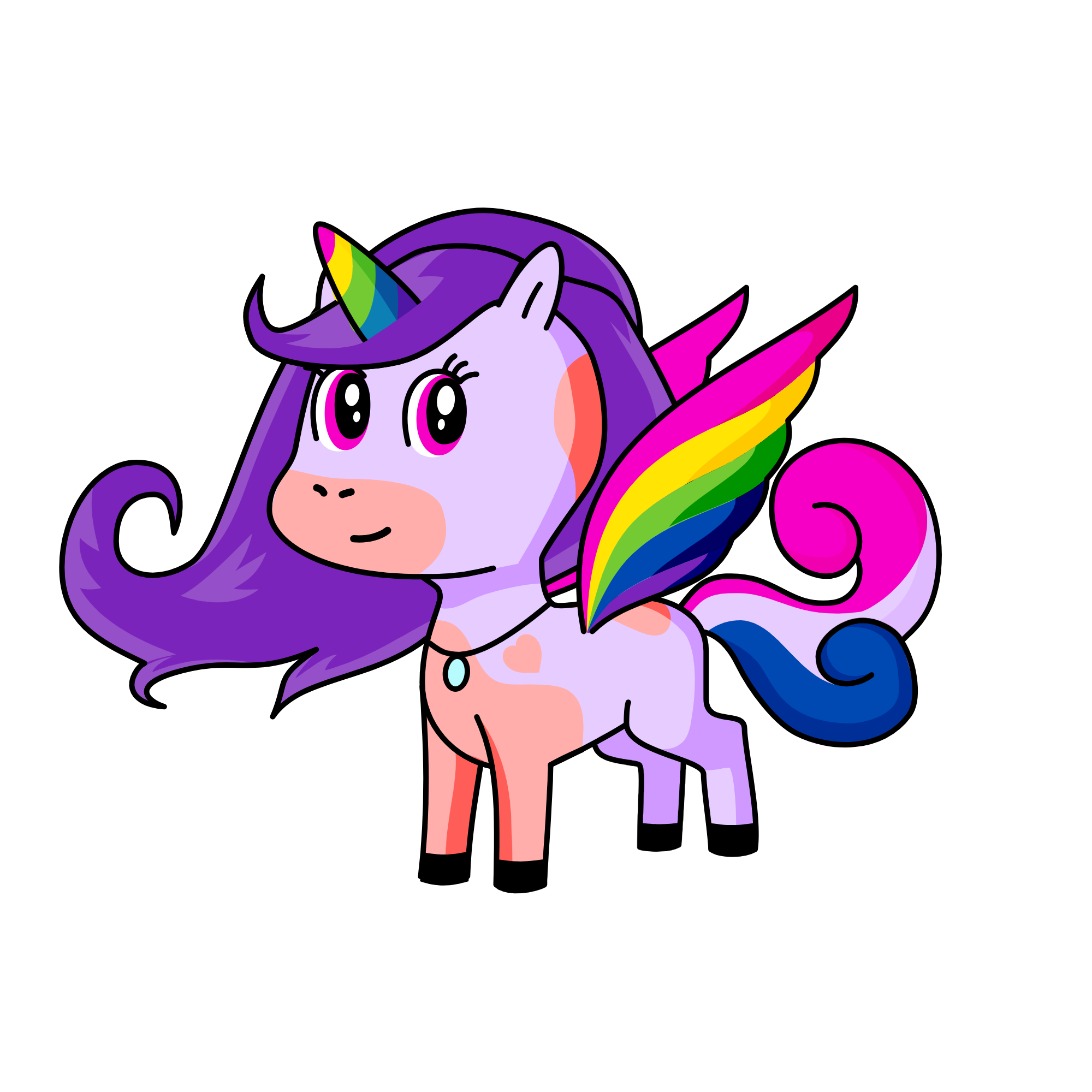 Angel, the unicorn