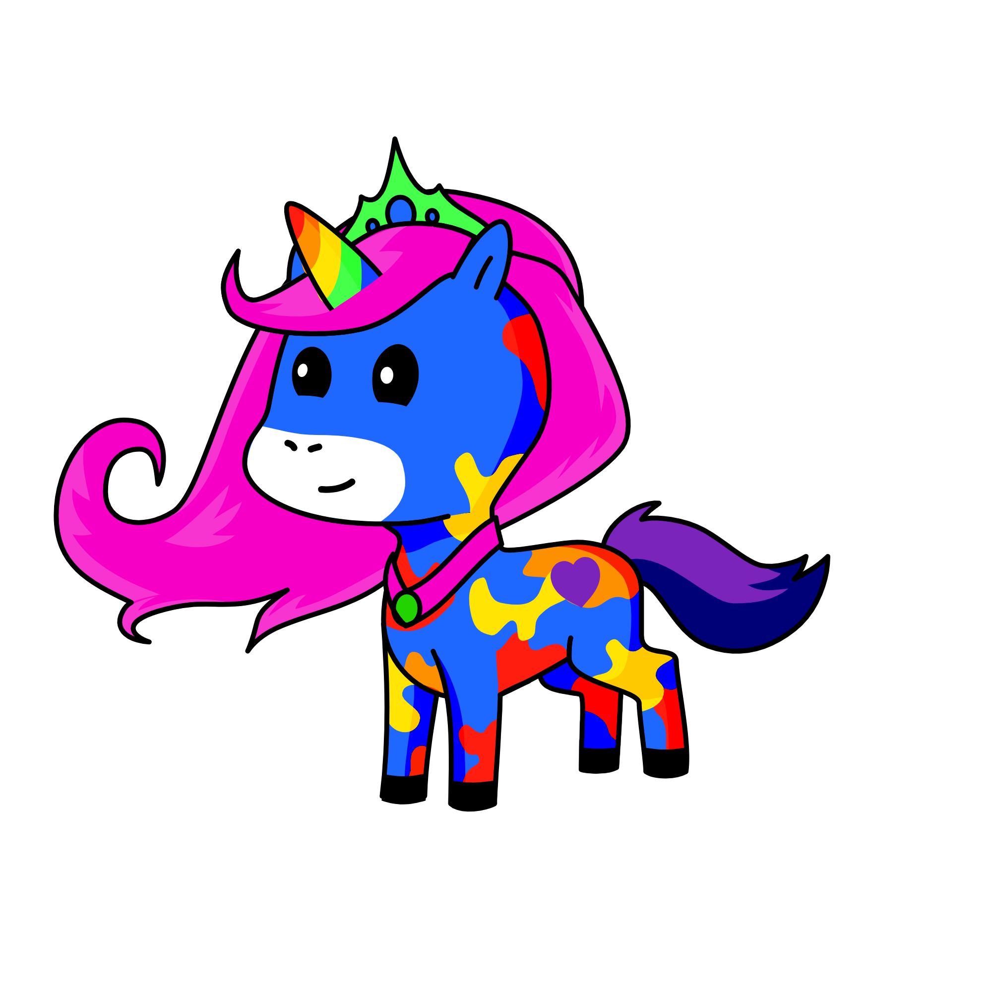 rainbowqueen, the unicorn
