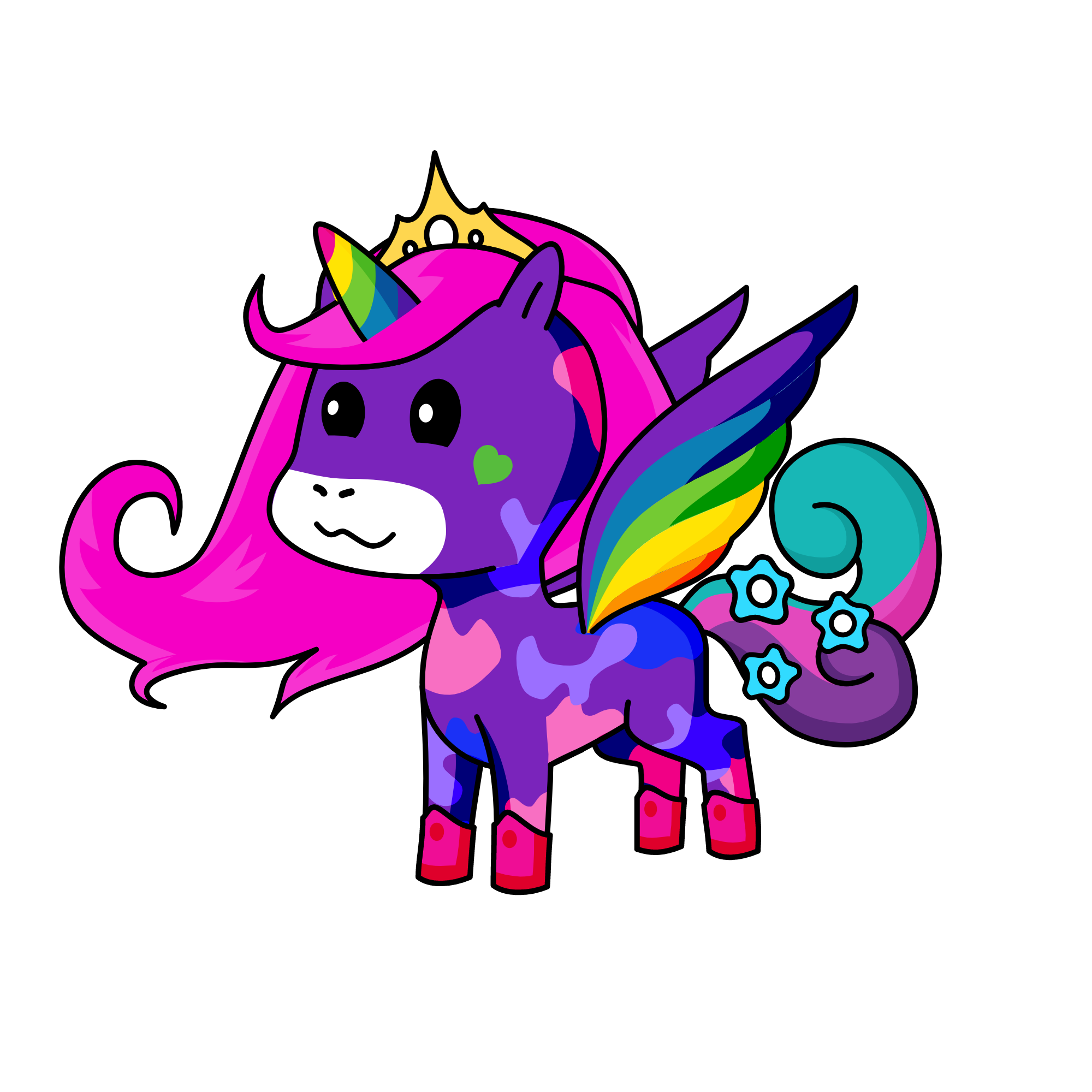 cool, the unicorn