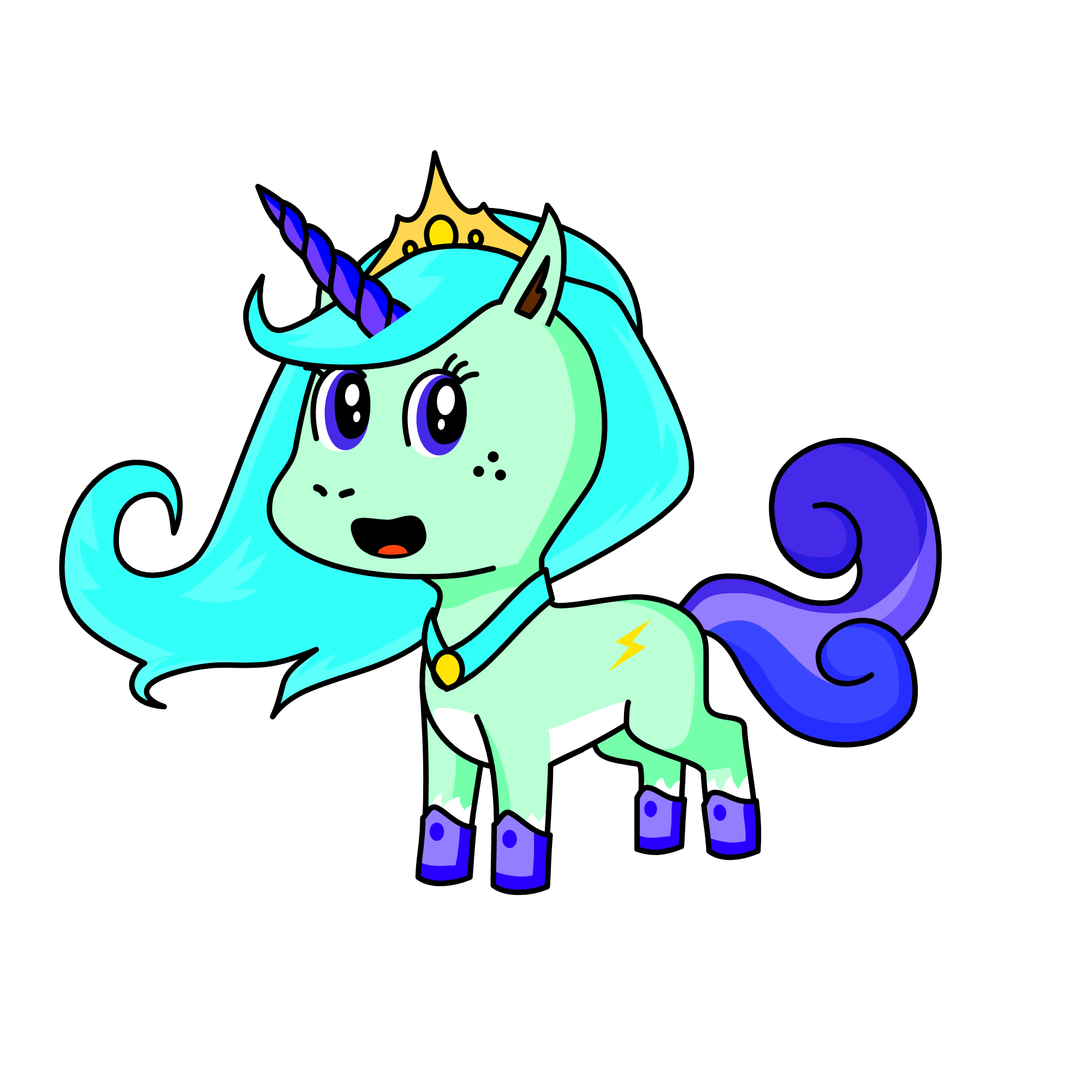 Pie-twist, the unicorn