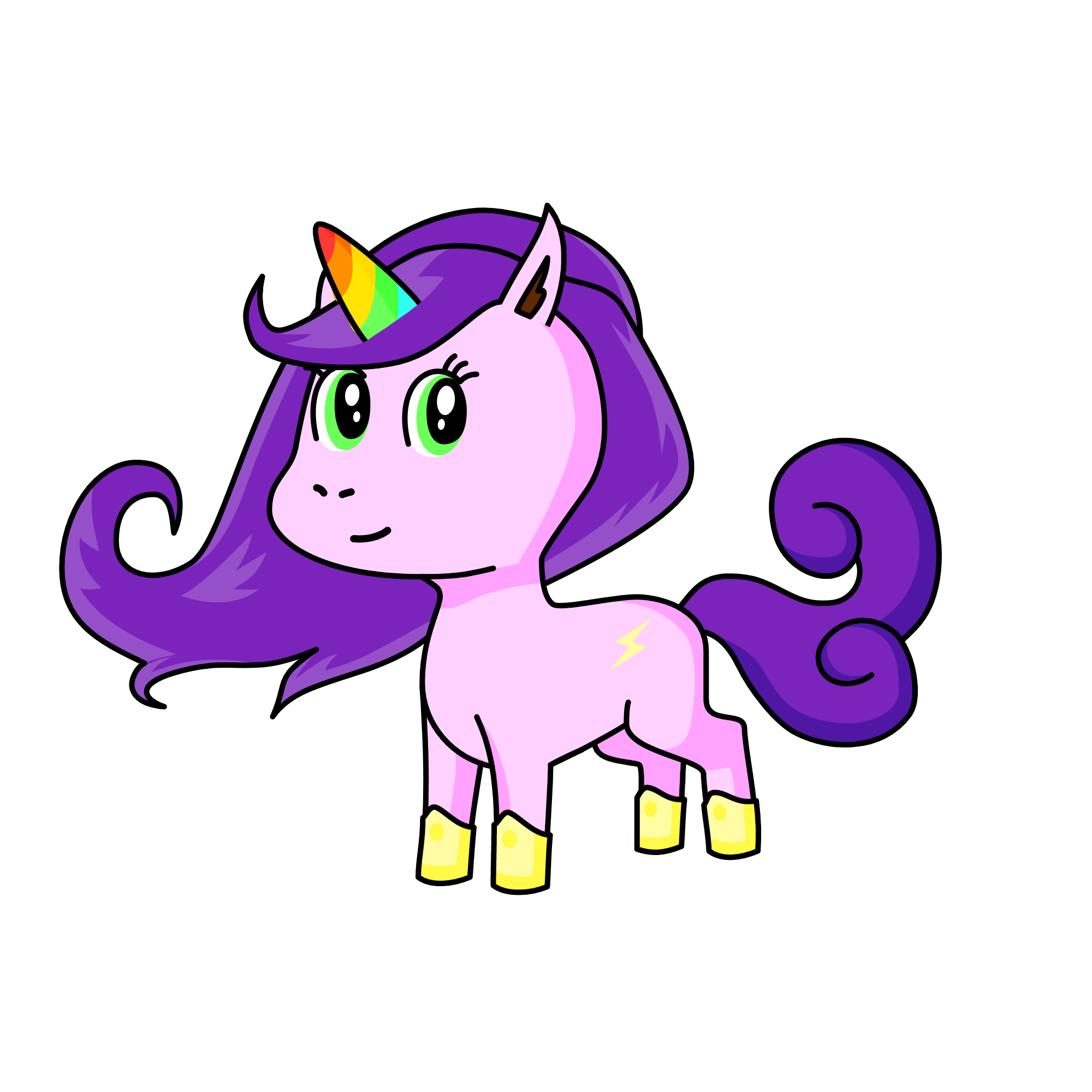 Pink-twist, the unicorn